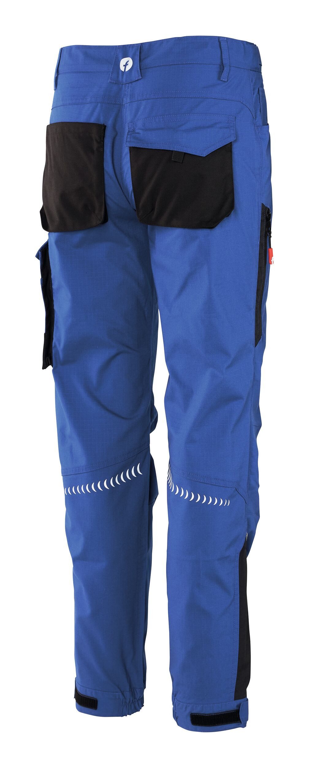 fortis Arbeitsbundhose Damen-Cargohose Performance kornblau/schwarz