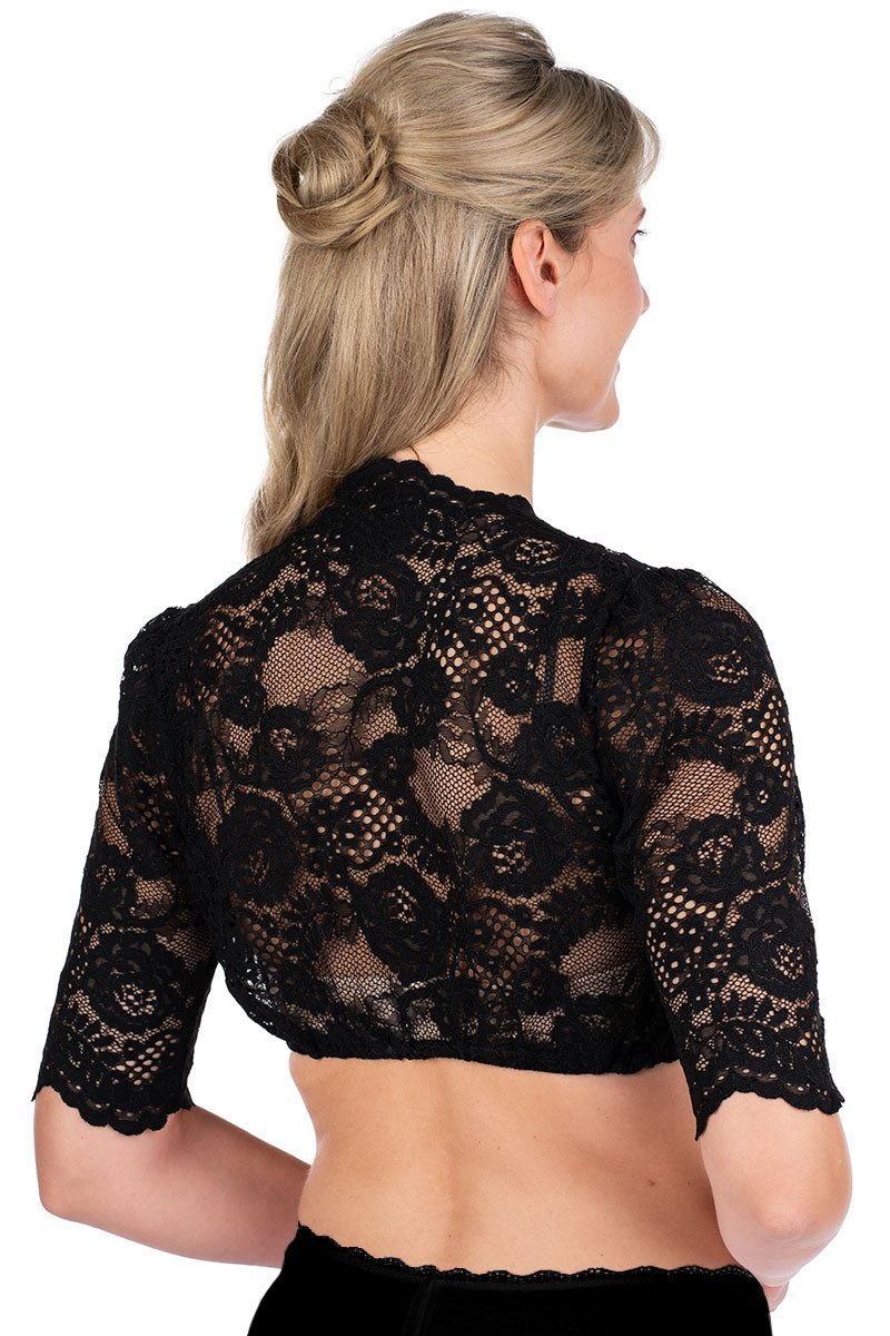 Alpenfee Tracht Dirndlbluse Dirndlbluse - NALIA HA - schwarz günstig online kaufen