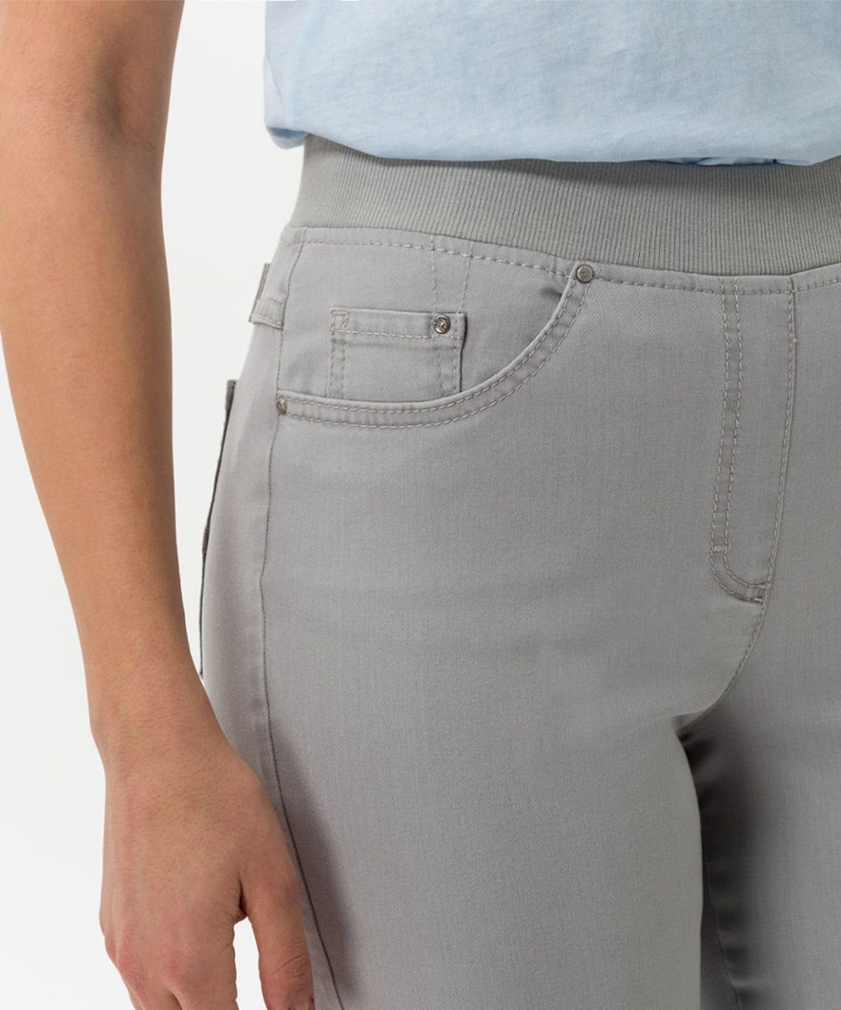 RAPHAELA by BRAX light 14-6227 (03) grey 5-Pocket-Jeans