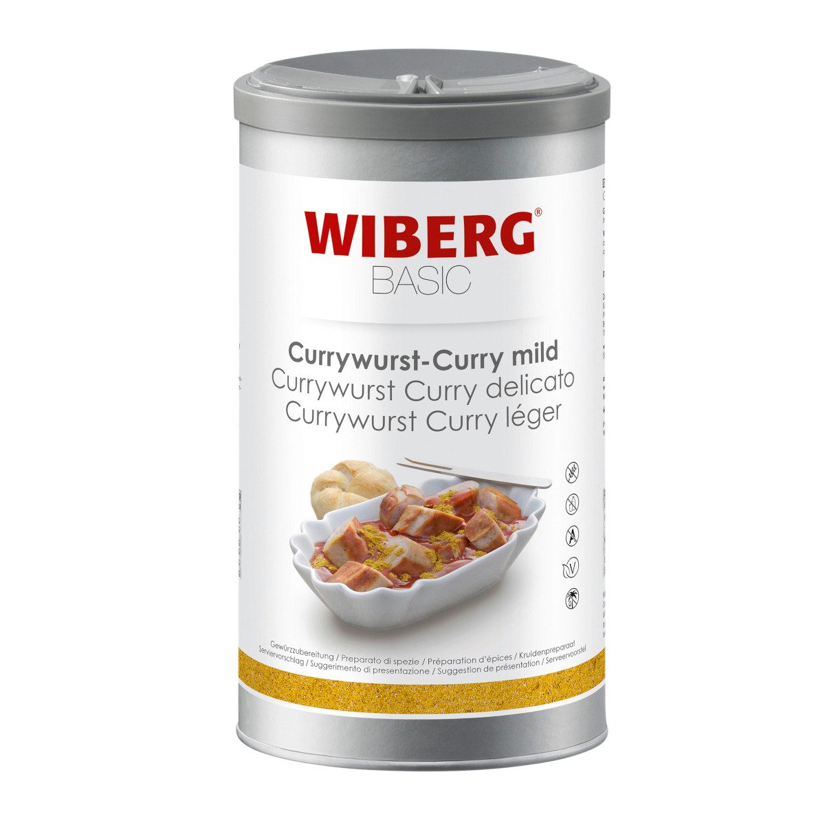WIBERG Gewürz, Wiberg Currywurst Curry mild spezielle Gewürzzubereitung 580g