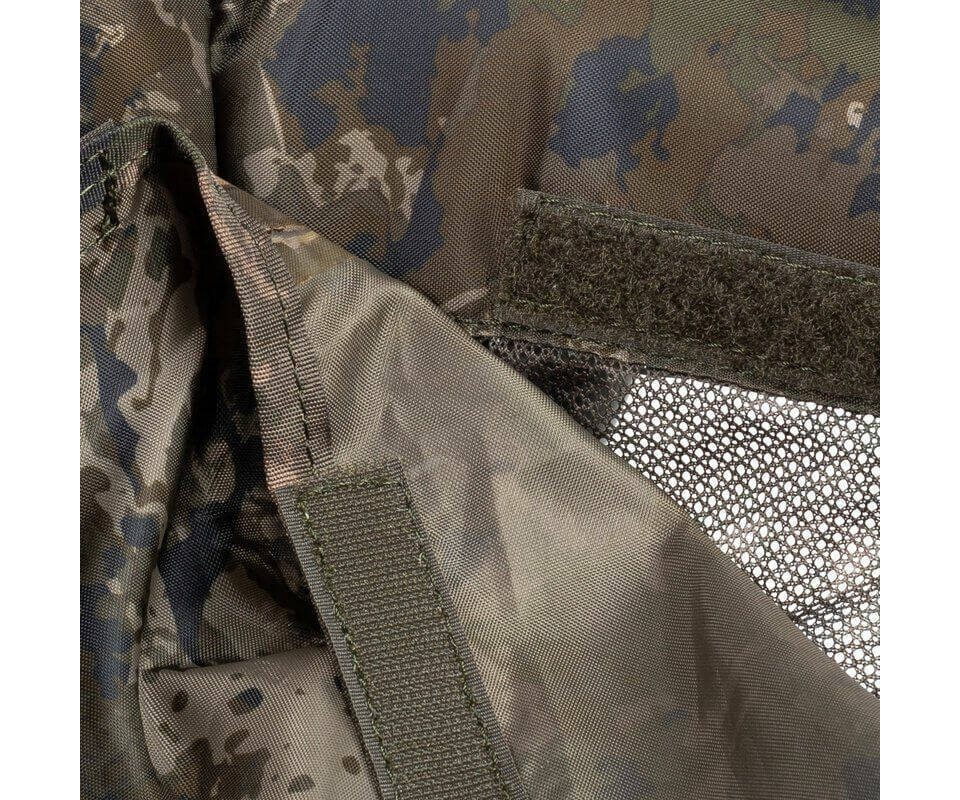 Nash Fishing Angelkescher Nash Monster Carp Cradle Hi-Protect Camo, Größe: 120 cm(L) x 70 cm(B) x 43cm(H) // Beinhöhe: 38 - 50 cm