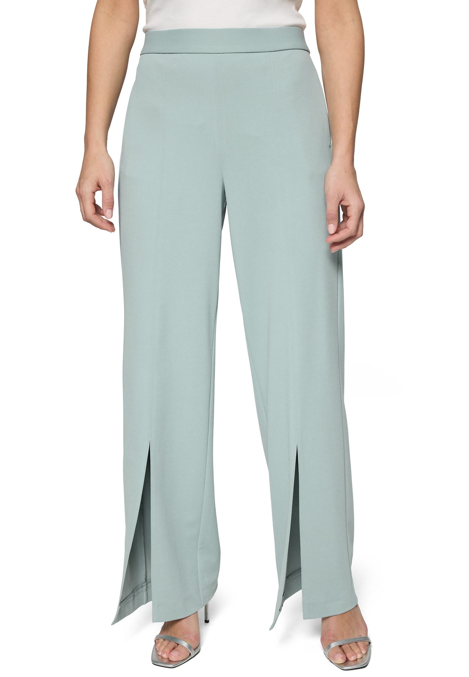 Zero Stoffhose Damen mit Schlitz vorn Schlitze