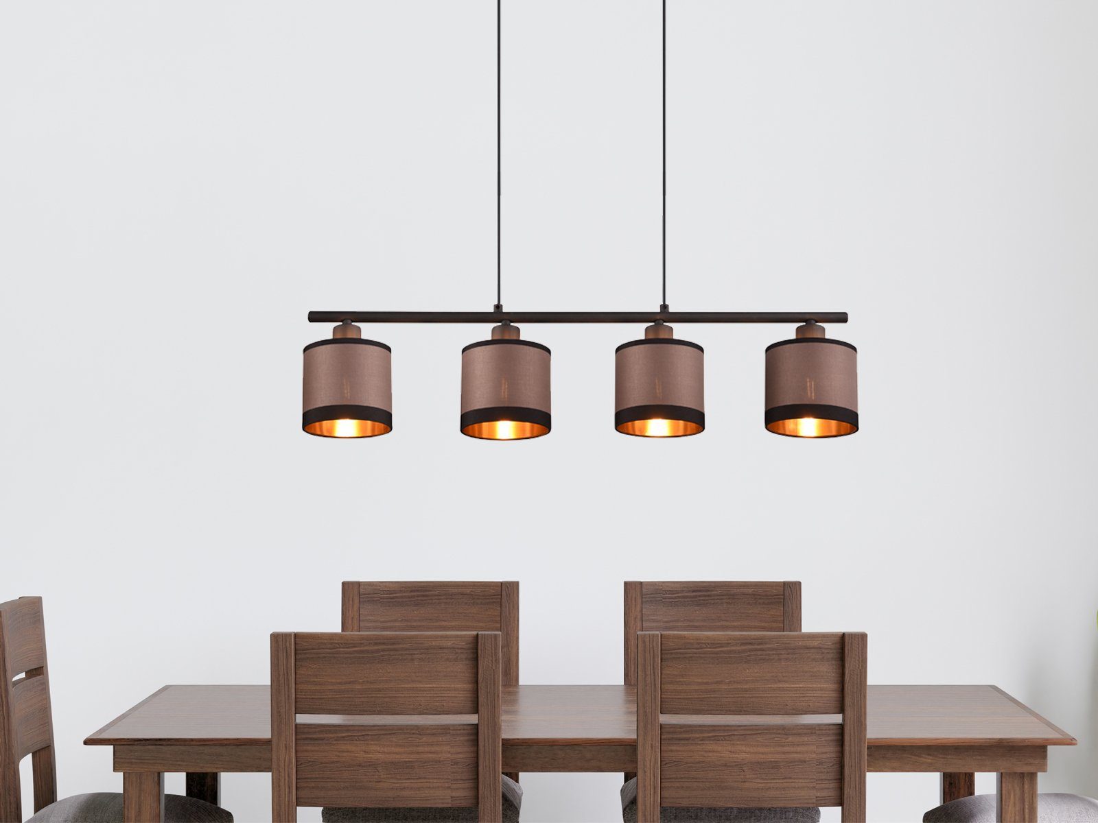 Reality Leuchten LED Pendelleuchte, LED wechselbar, warmweiß, Balken-pendel günstig online kaufen