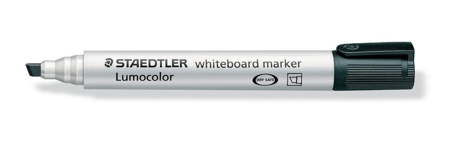 STAEDTLER Filzstift Flip Chart-Stifte, Whiteboardmarker, schwarz, 1 Stück, Etuis und Zubehör Lumocolor enthalten