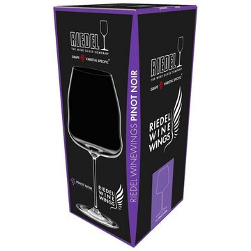 RIEDEL THE WINE GLASS COMPANY Rotweinglas Winewings Pinot Noir Nebbiolo Glas 950 ml, Glas