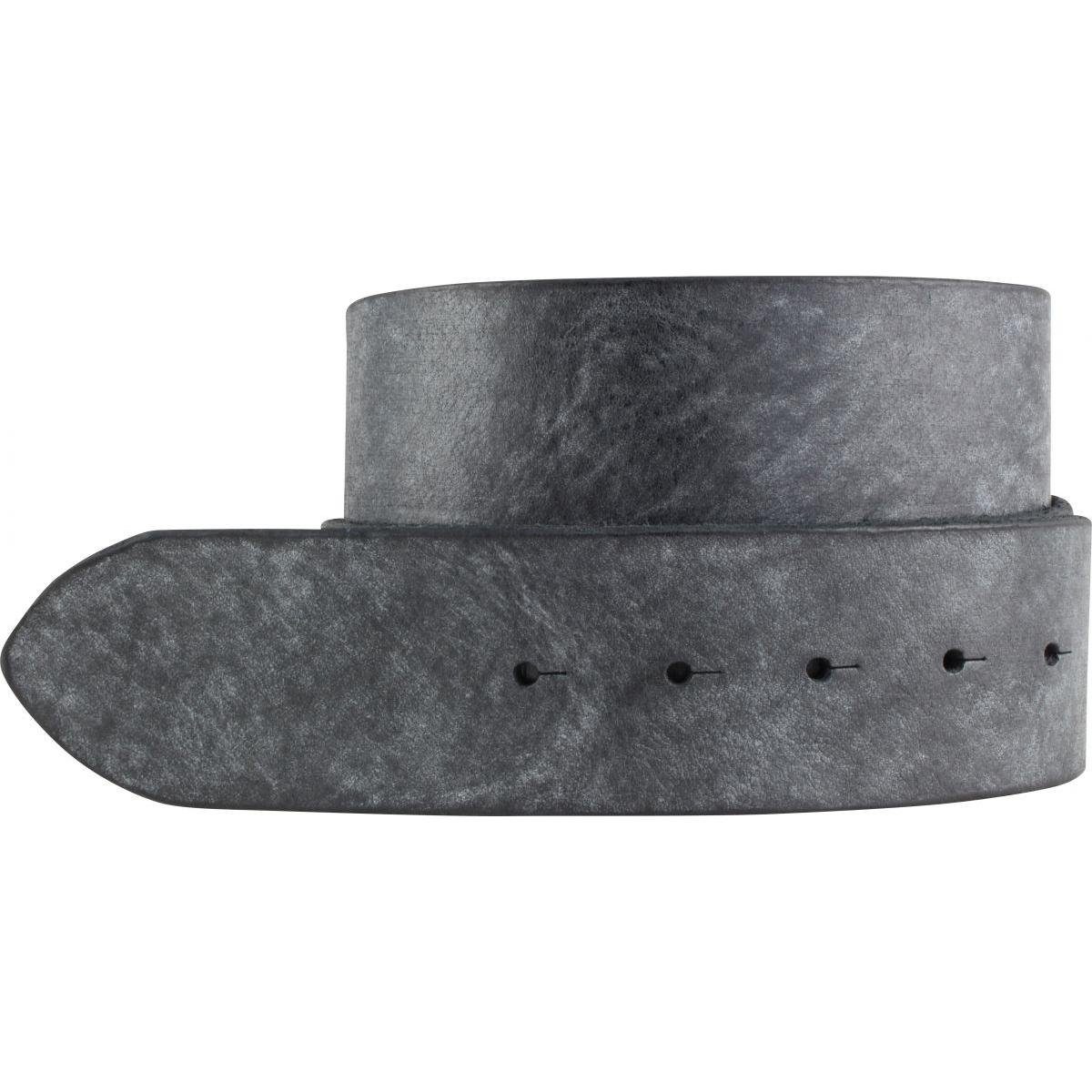 BELTINGER Ledergürtel Wechselgürtel aus weichem Vollrindleder Used-Look 5 cm - Druckknopf-Gü (1-St)