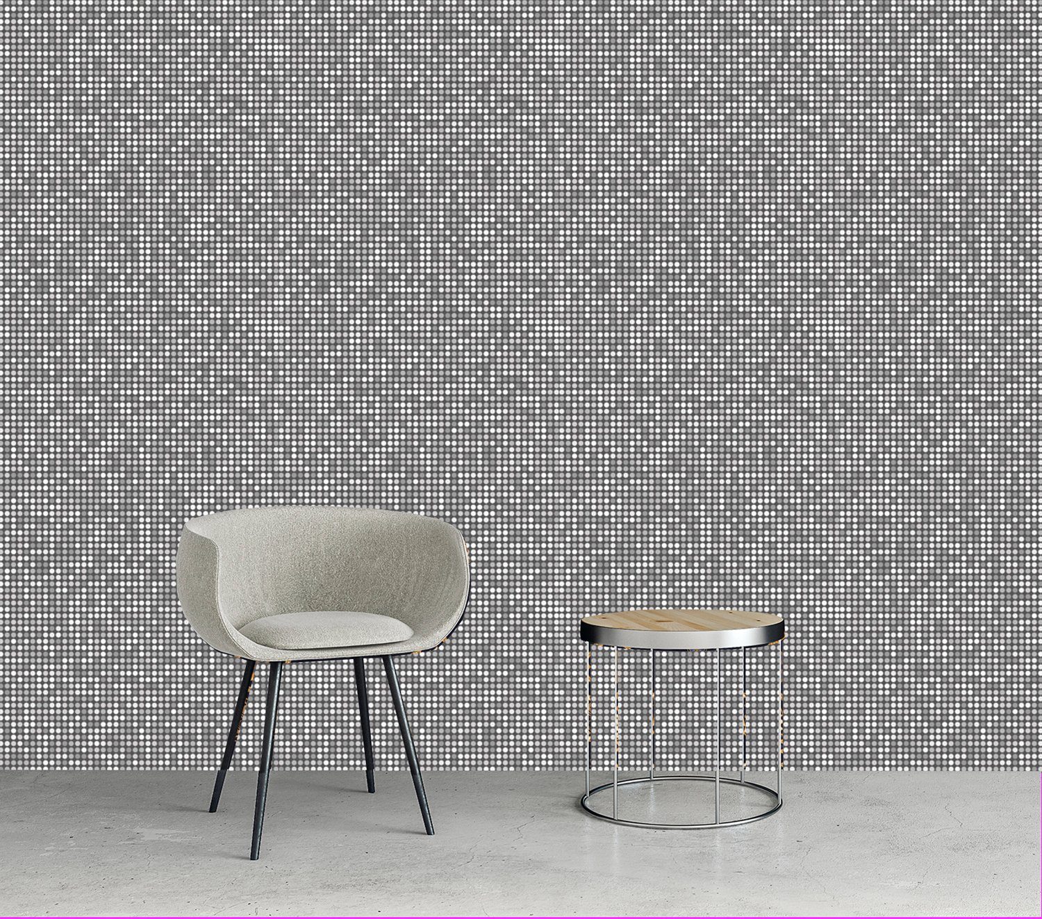 queence Vinyltapete Chantelle, glatt, Steinoptik, 90x250cm, selbstklebend, kinderleichte Anbringung, Sticker