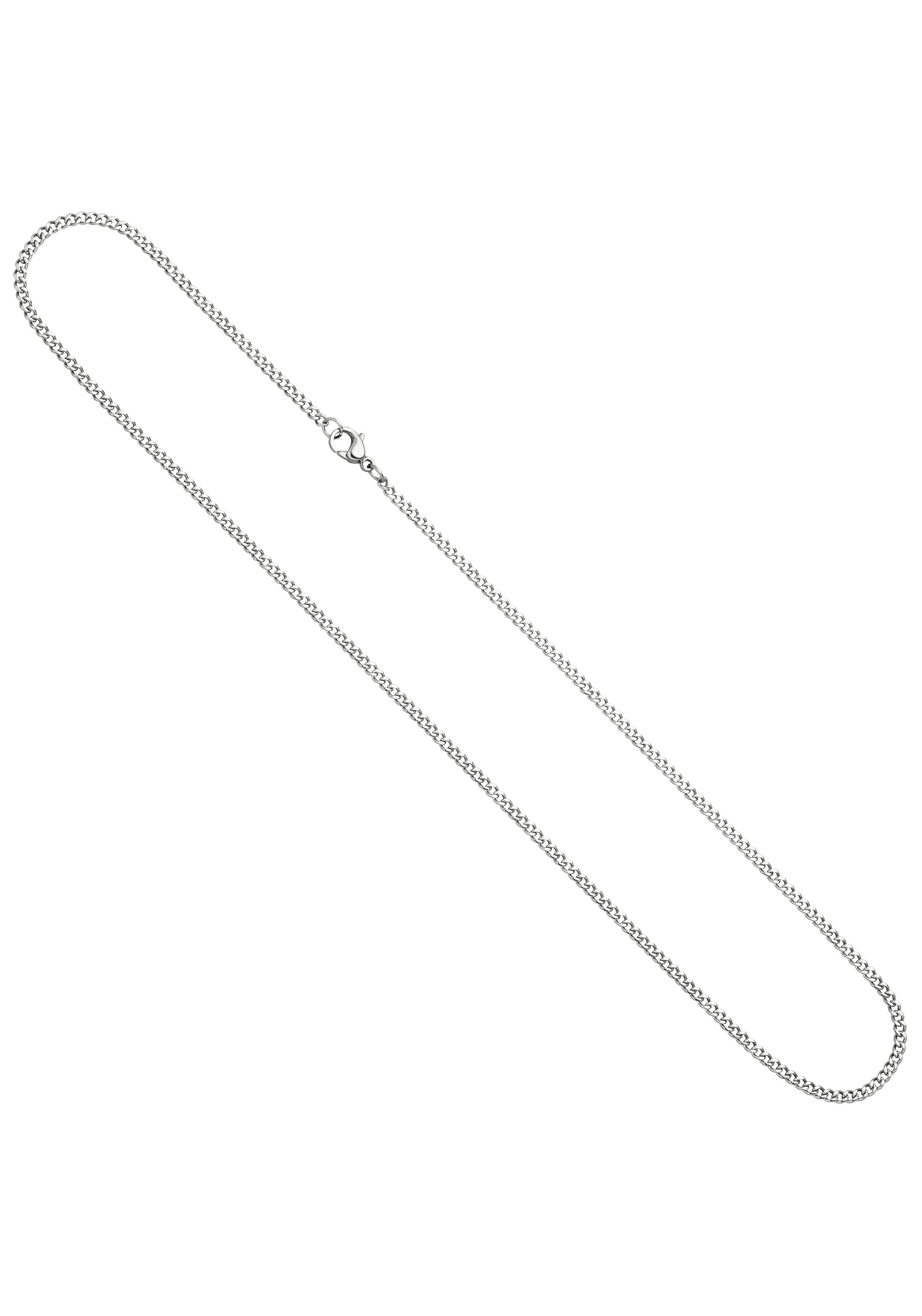 JOBO Edelstahlkette, Panzerkette Edelstahl 50 cm 2 mm günstig online kaufen