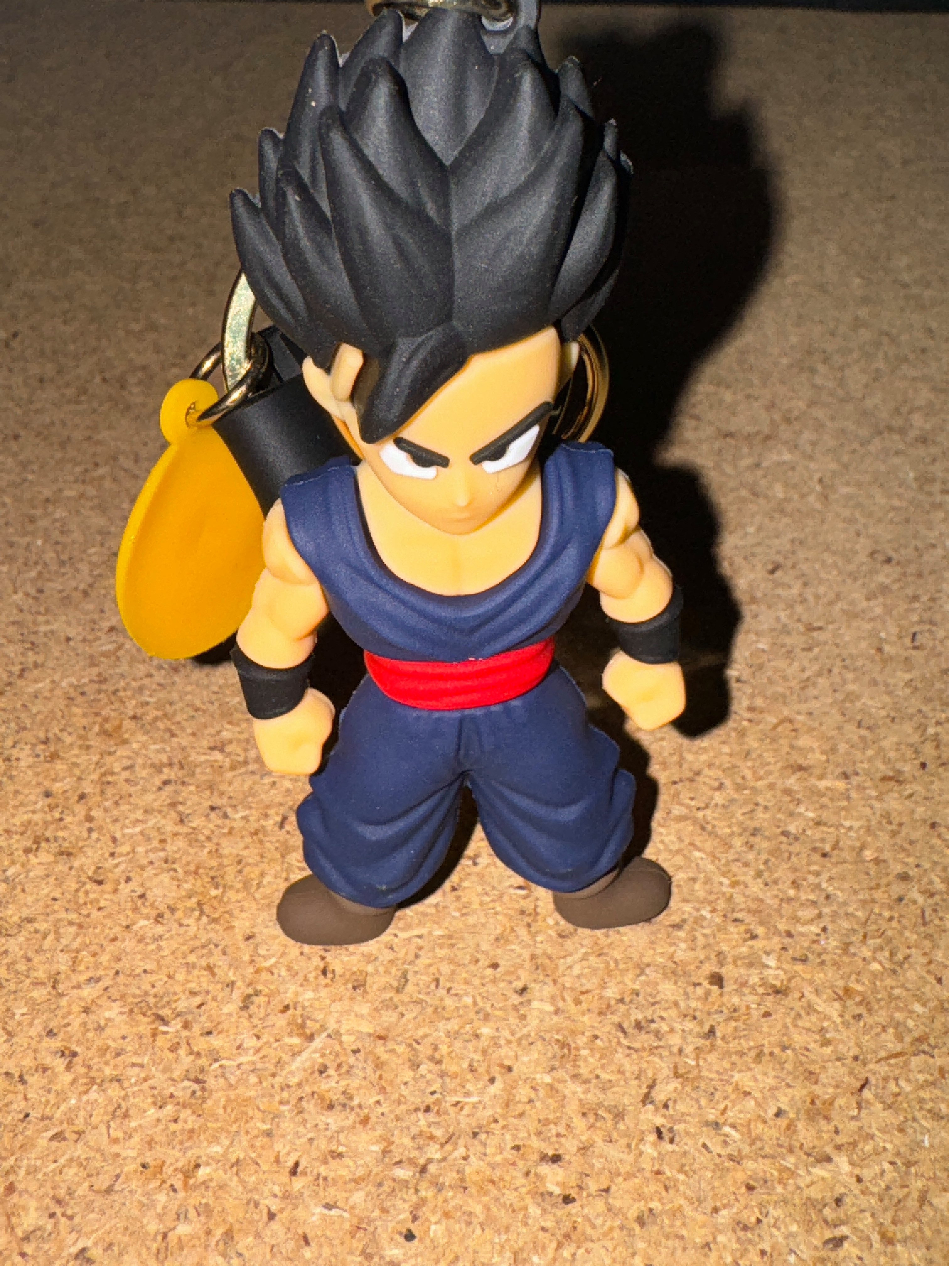 Stelby Schlüsselanhänger Dragonball Songohan Schlüsselanhänger 3D Gummi, Strapazierfähiges & flexibles Material für langlebige Nutzung – Bild 4 von 4