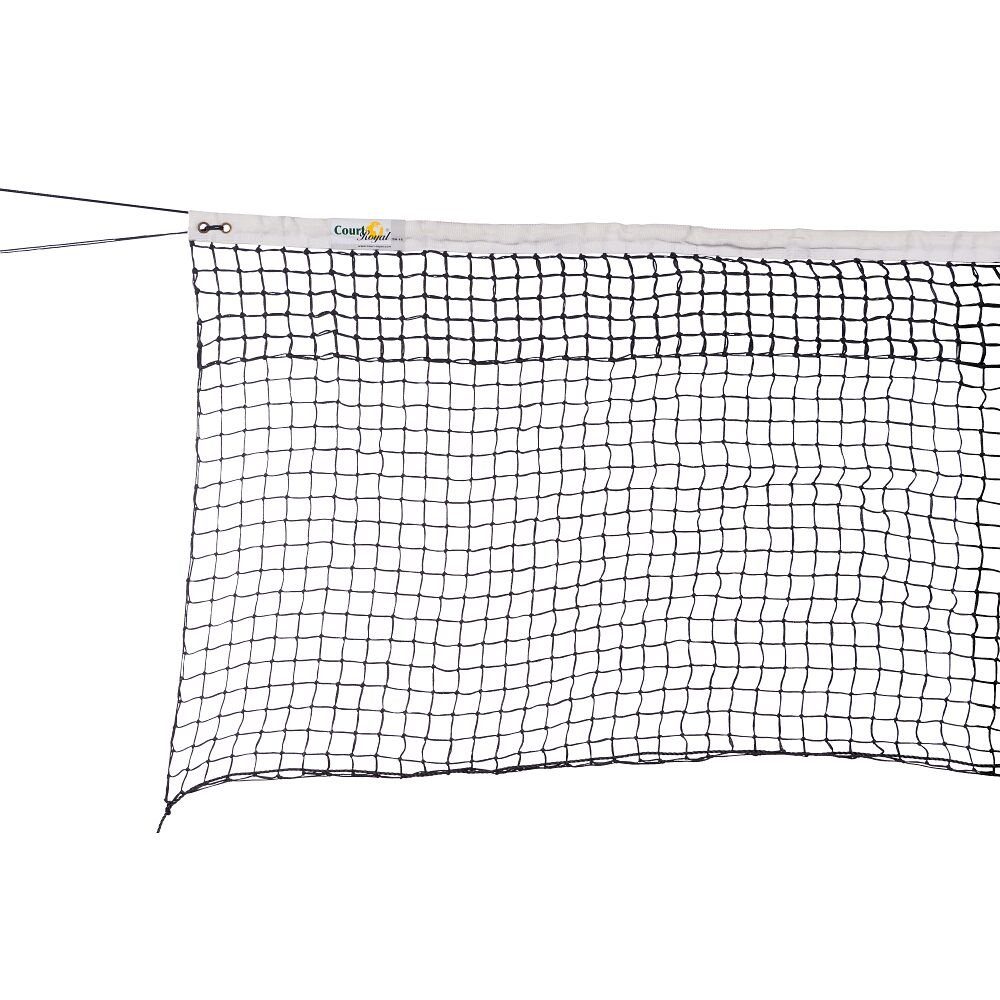 Tennisnetz Tennisnetz Doppelreihe, mit Spannseil unten