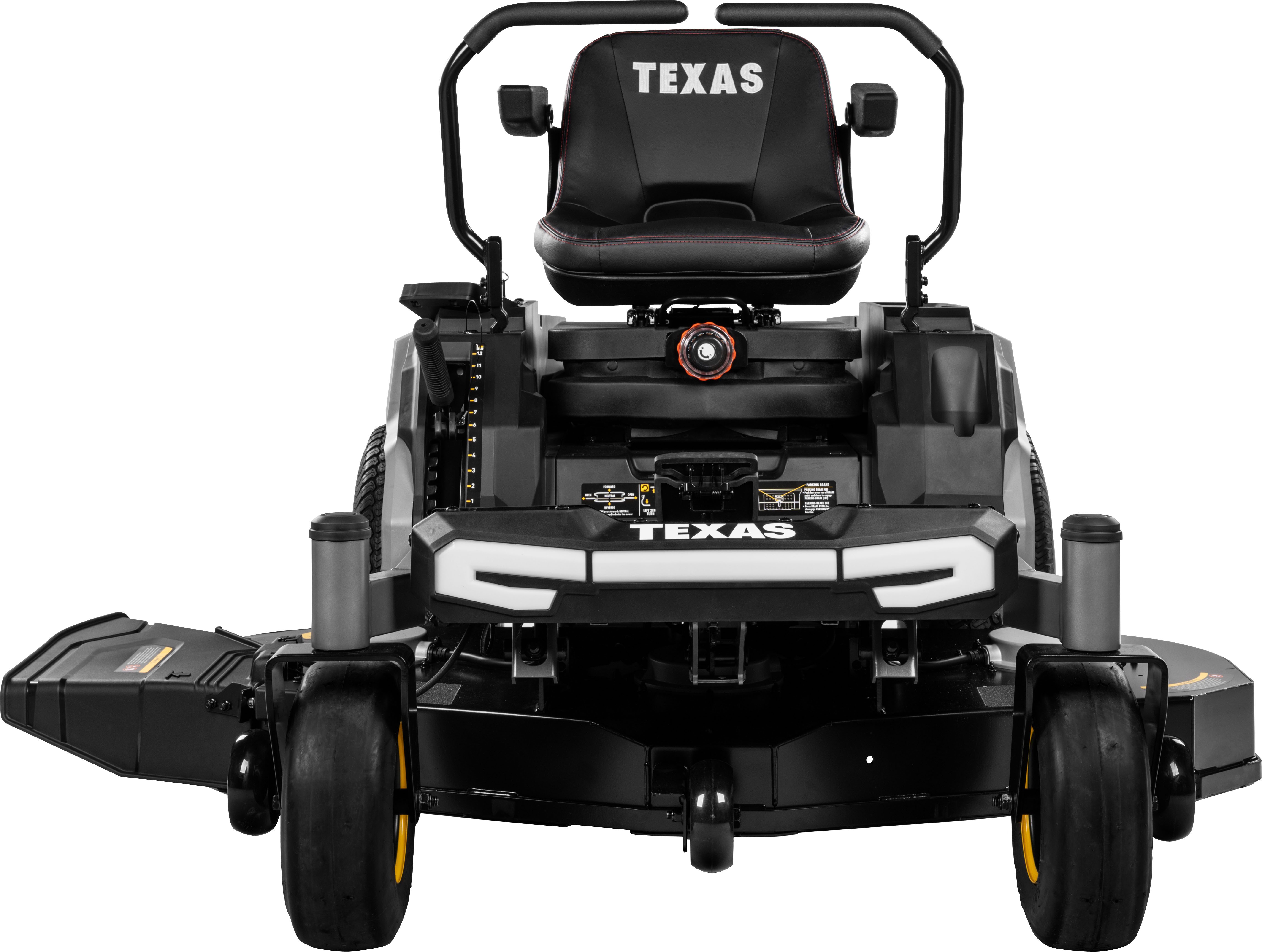 Texas Akku-Rasentraktor Epsilon ZT13700Li, 137 cm Schnittbreite, inkl. Ladegerät, Mulchstopfen und Seitenauswurf, 72 V Akku, 12 Schnitthöhen