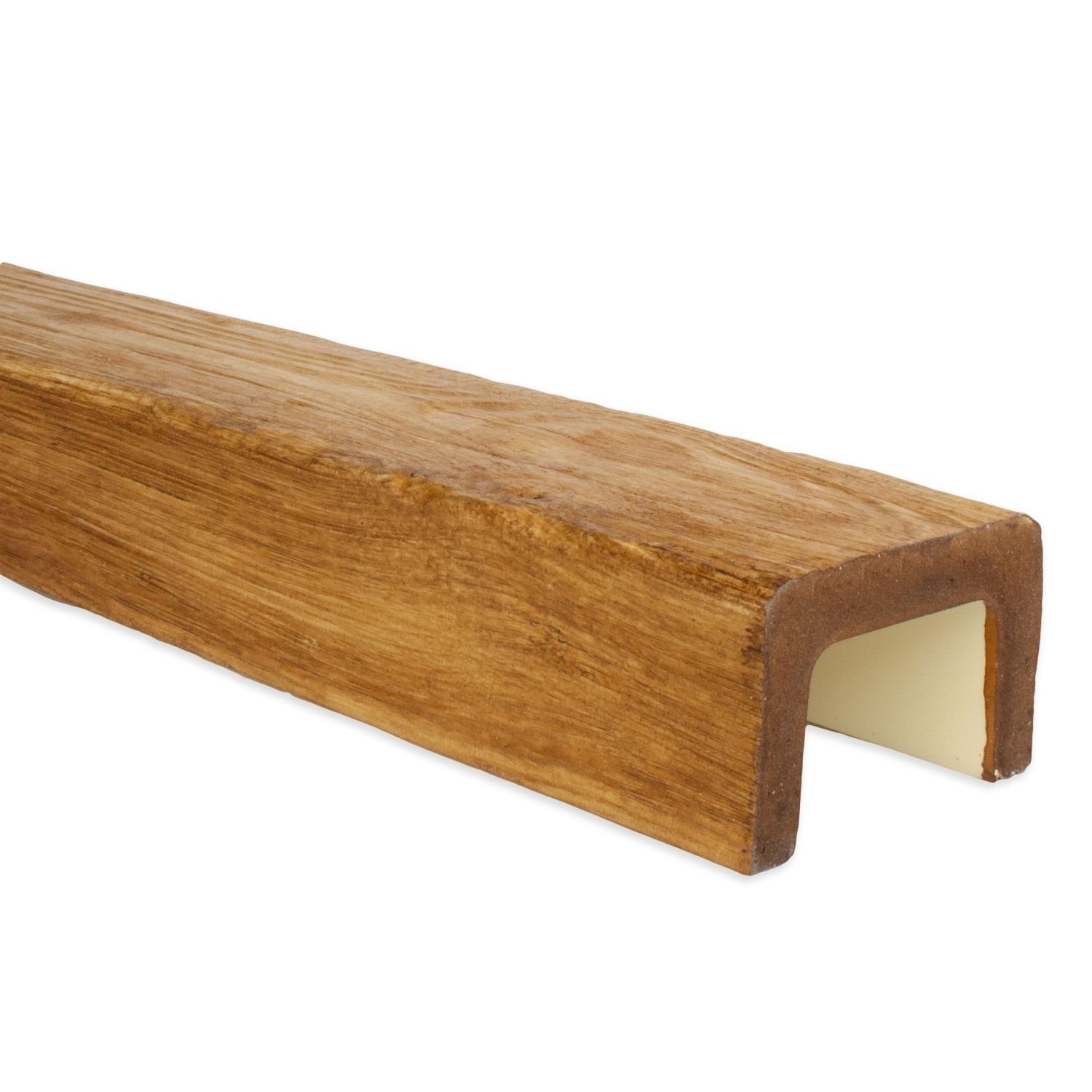 PROVISTON Wanddekoobjekt PU-Balken, Polyurethan, 60 x 90 x 3000 mm, Eiche h günstig online kaufen