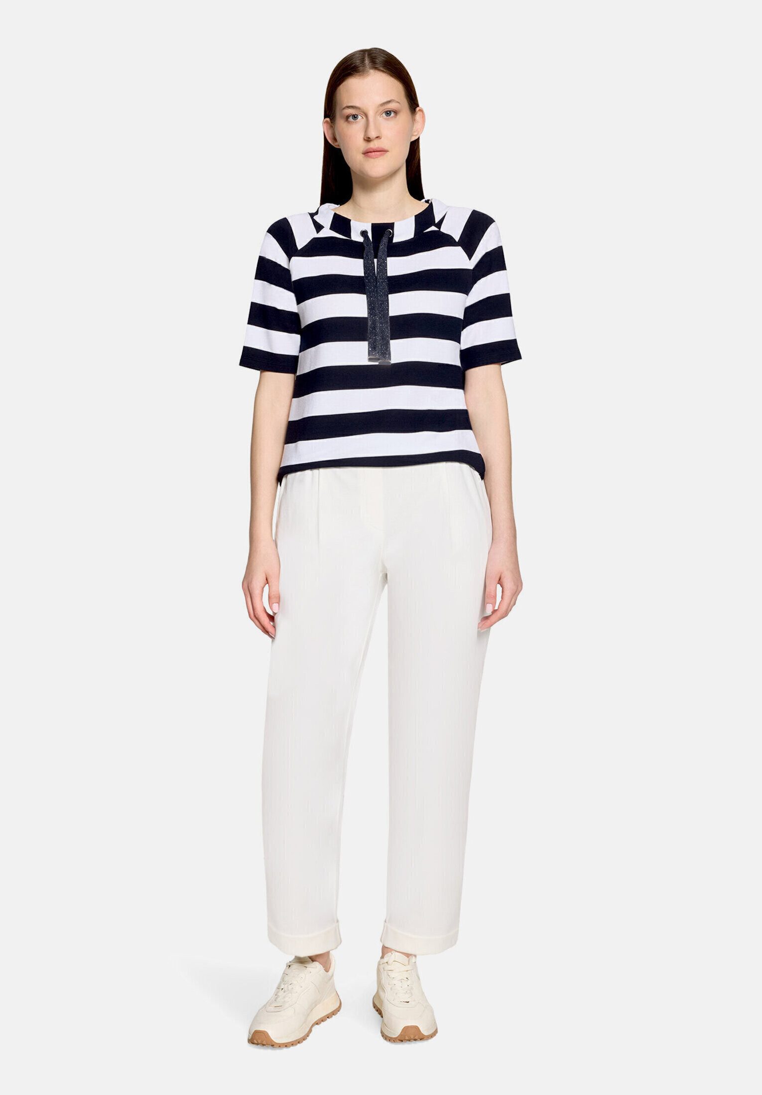 Betty Barclay Kurzarmshirt Damen mit Rippenstruktur (1-tlg)