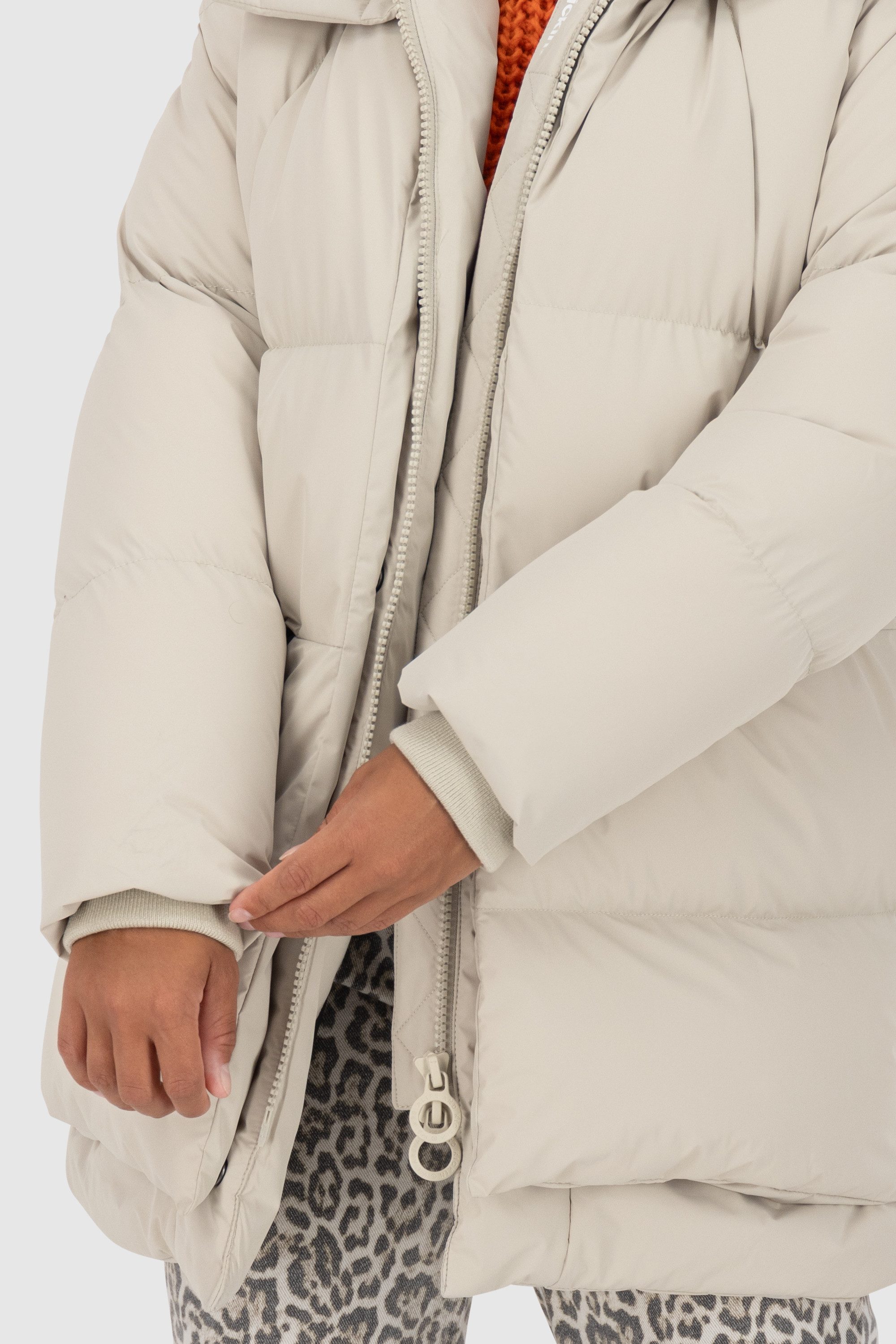 Alife & Kickin Winterjacke Damen LykkeAK A Steppjacke, Winterjacke, gefütterte Jacke Moderne gefütterte Jacke mit großer gefütterter Kapuze – Bild 5 von 5