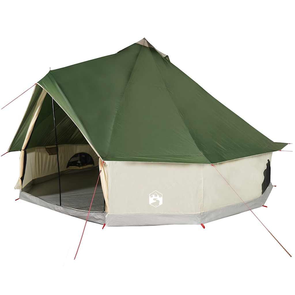 Tipi-Zelt Tipi-Familienzelt 6 Personen Grün Wasserdicht