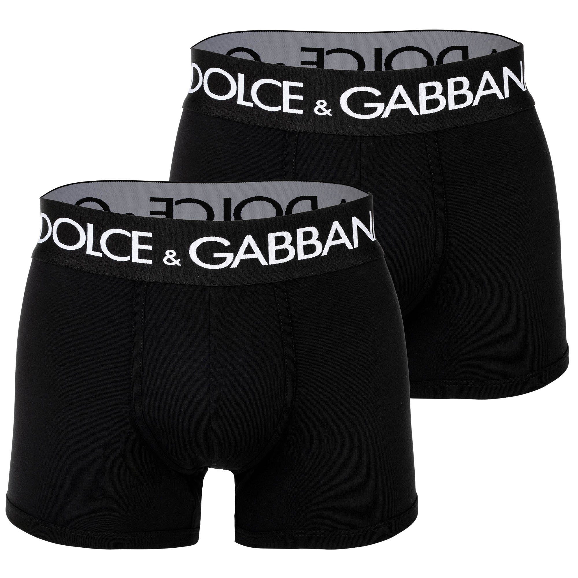 DOLCE & GABBANA Boxer Herren Boxershort 2er Pack Baumwolle Regular Boxer (P günstig online kaufen