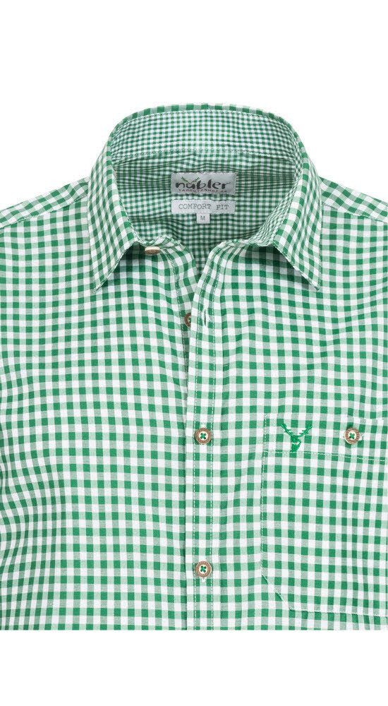 Nübler Trachtenhemd Trachtenhemd Langarm Sepp in Grün von Nübler günstig online kaufen