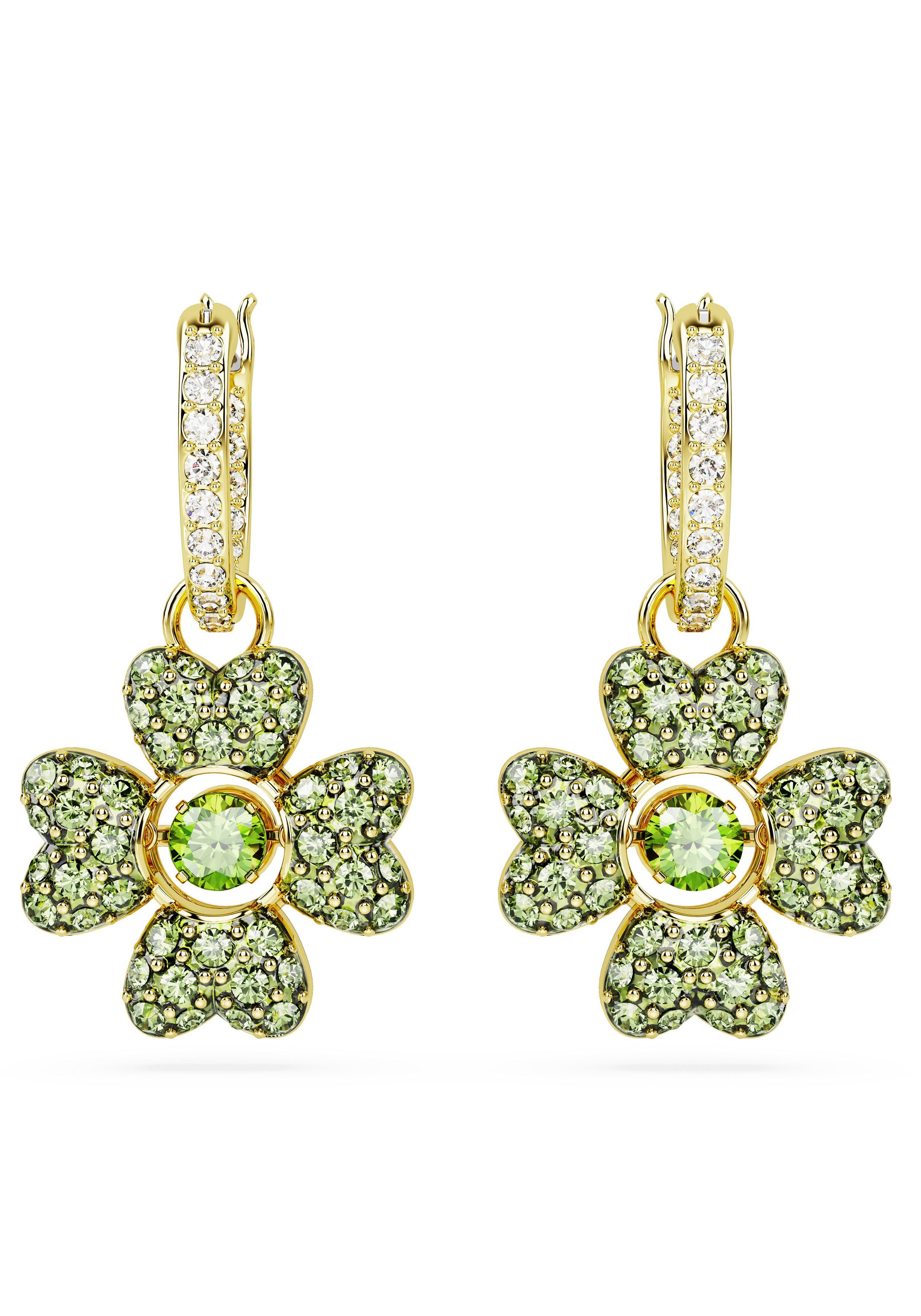 Swarovski Paar Creolen IDYLLIA, KLEEBLATT, 5670664, günstig online kaufen