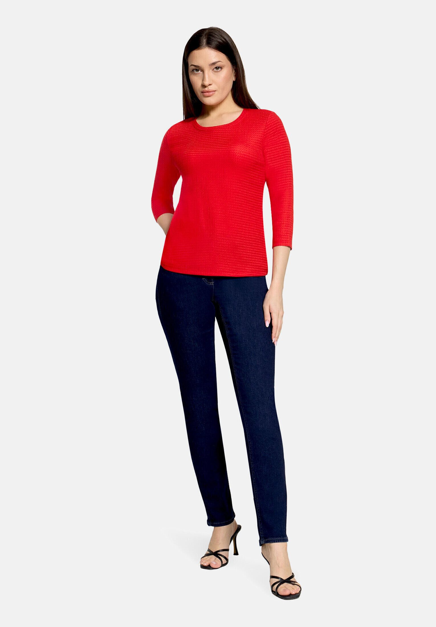 Betty Barclay 3/4-Arm-Shirt Damen mit Rundhalsausschnitt (1-tlg)