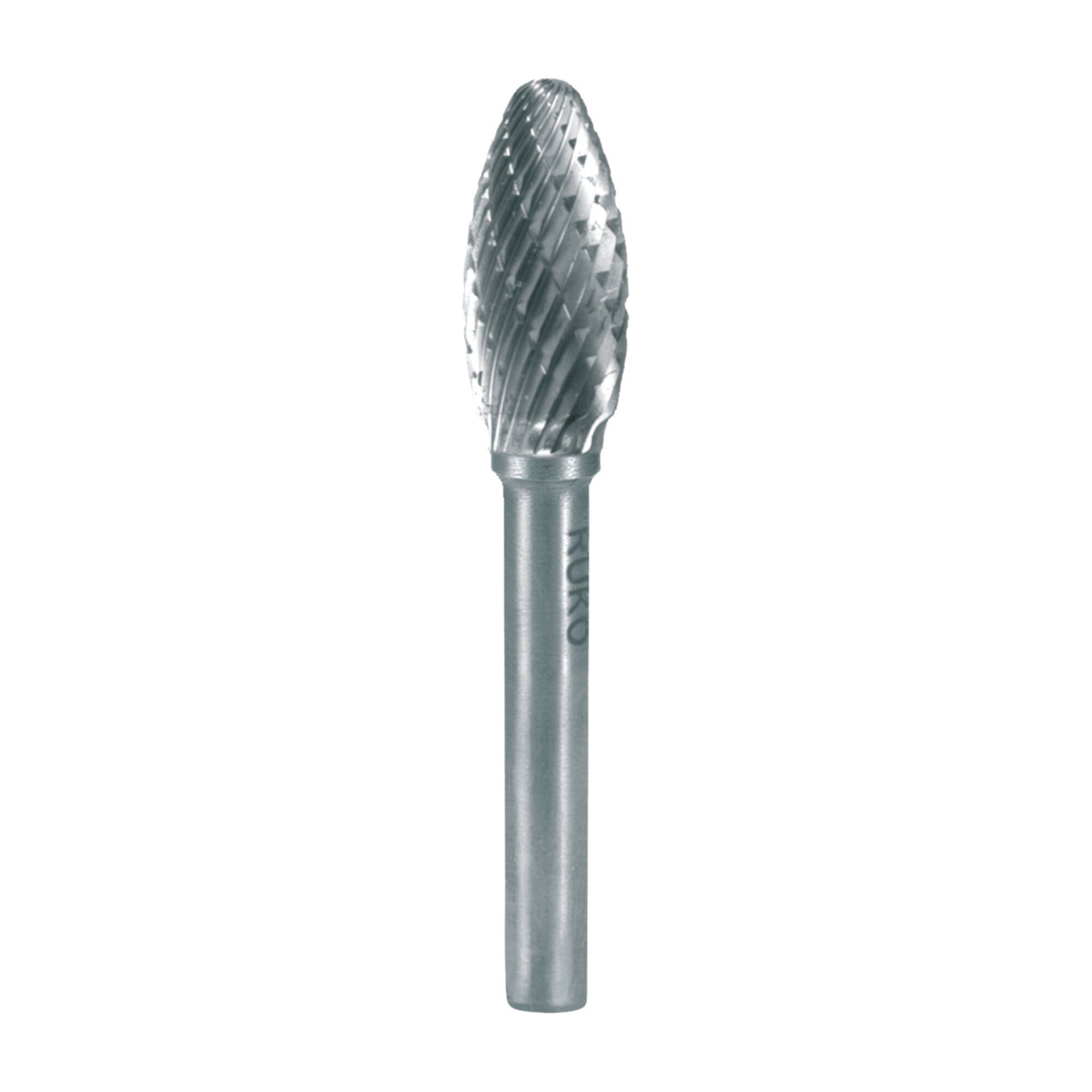 Ruko Fräser-Set RUKO Hartmetallfrässtift Form H D.12mm HM Flamme