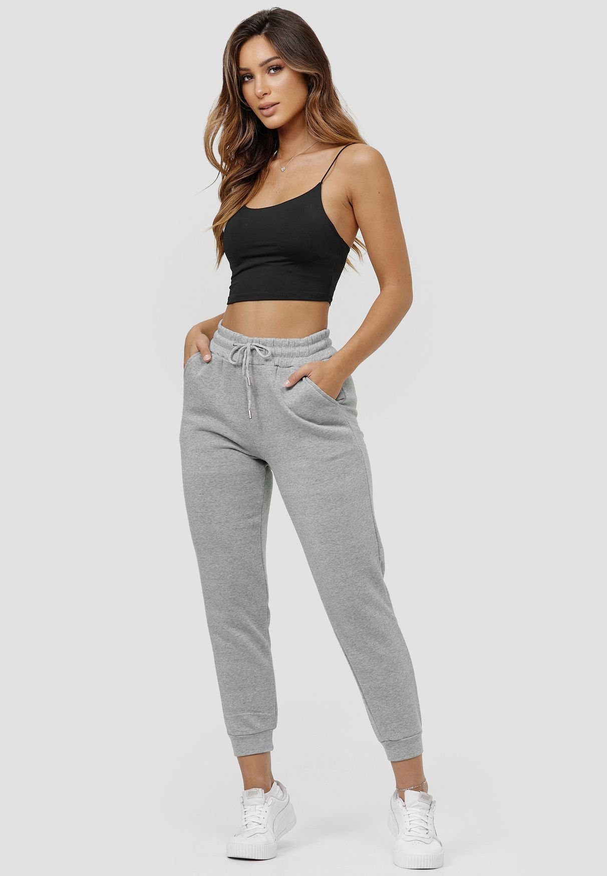 Holala Jogginghose »3777« (normal, 1-tlg., Tunnelzug) Damen Basic  Jogginghose Stretch Sweat Pants Soft Trainingshose Gefüttert online kaufen  | OTTO