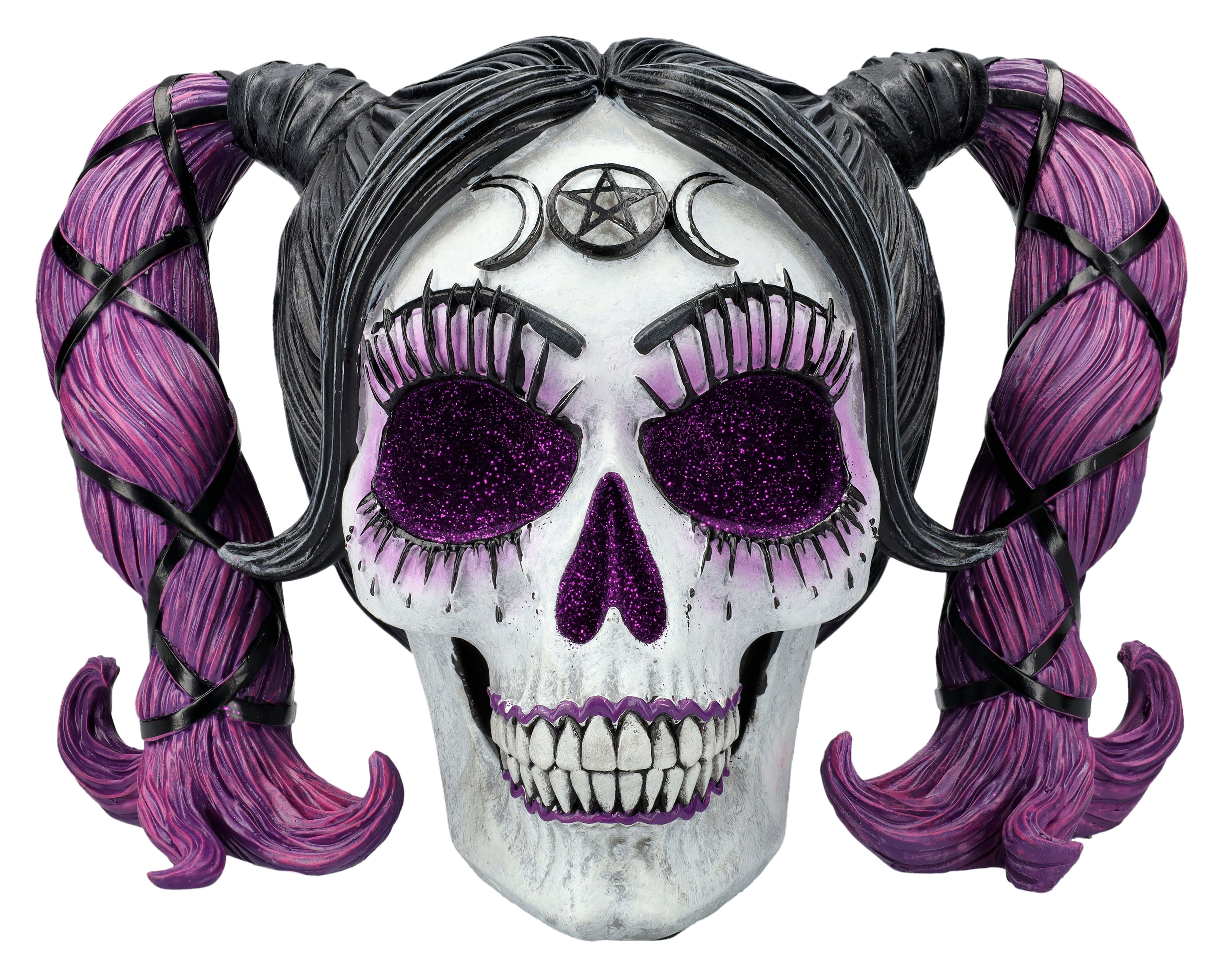 Figuren Shop GmbH Dekofigur Totenkopf Figur - Drop Dead Gorgeous - Myths and Magic - Totenschädel