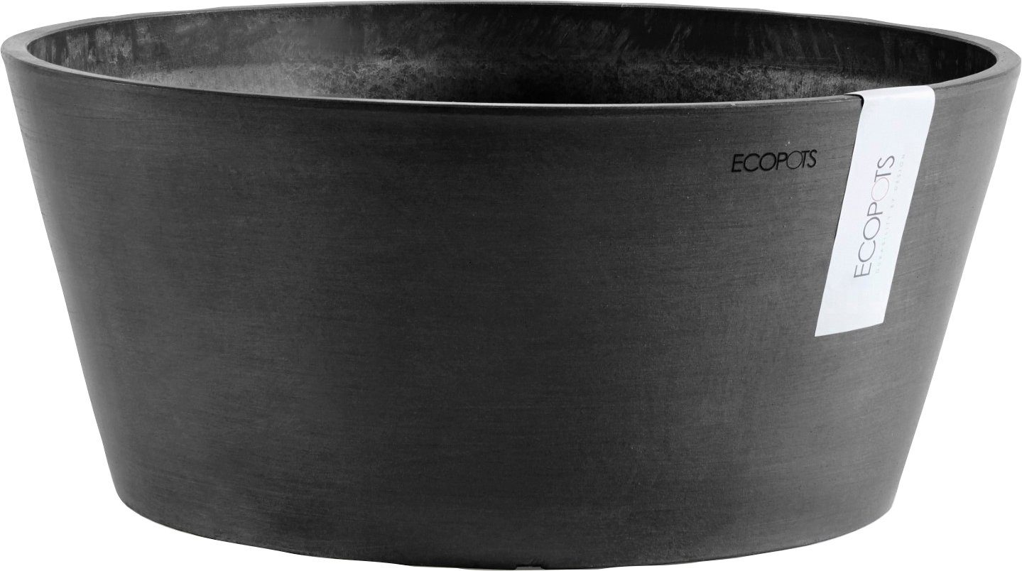 Ecopots Pflanzschale Frankfurt  Dunkelgrau 30 cm günstig online kaufen