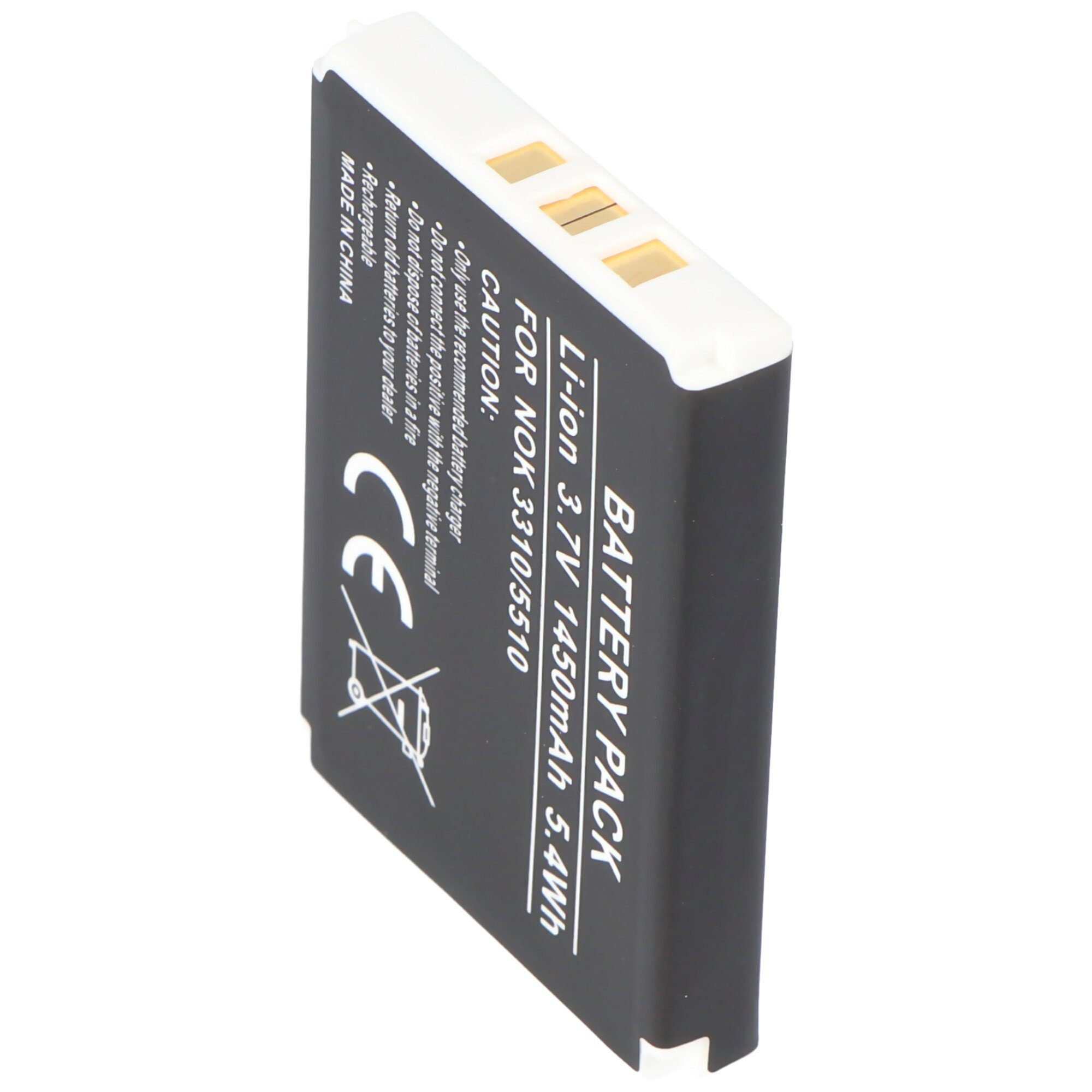 AccuCell AccuCell Akku passend für Nokia 3310 Akku 5510 Akku BMC-3 Akku 1250 mAh (3,7 V)