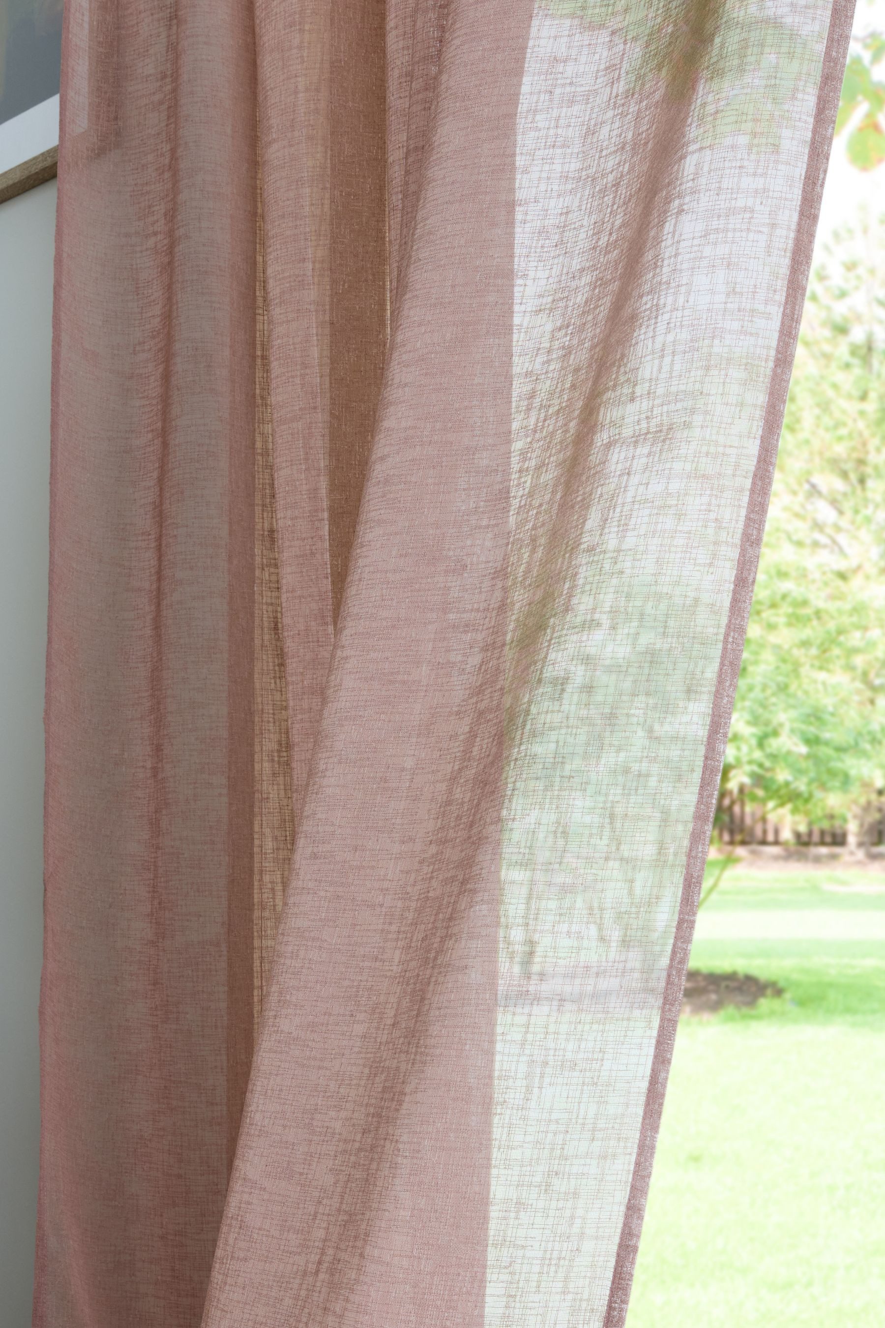 Next Gardine Transparente Voile-Bahnenvorhänge mit Schlaufen, günstig online kaufen