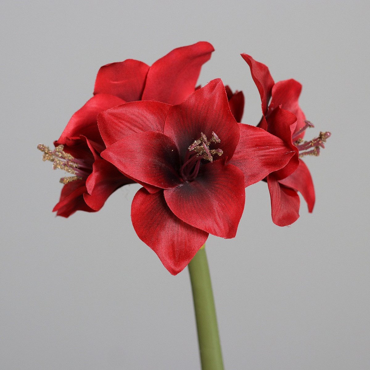 Kunstblume Kunstblume Amaryllis rot 50cm, DPI