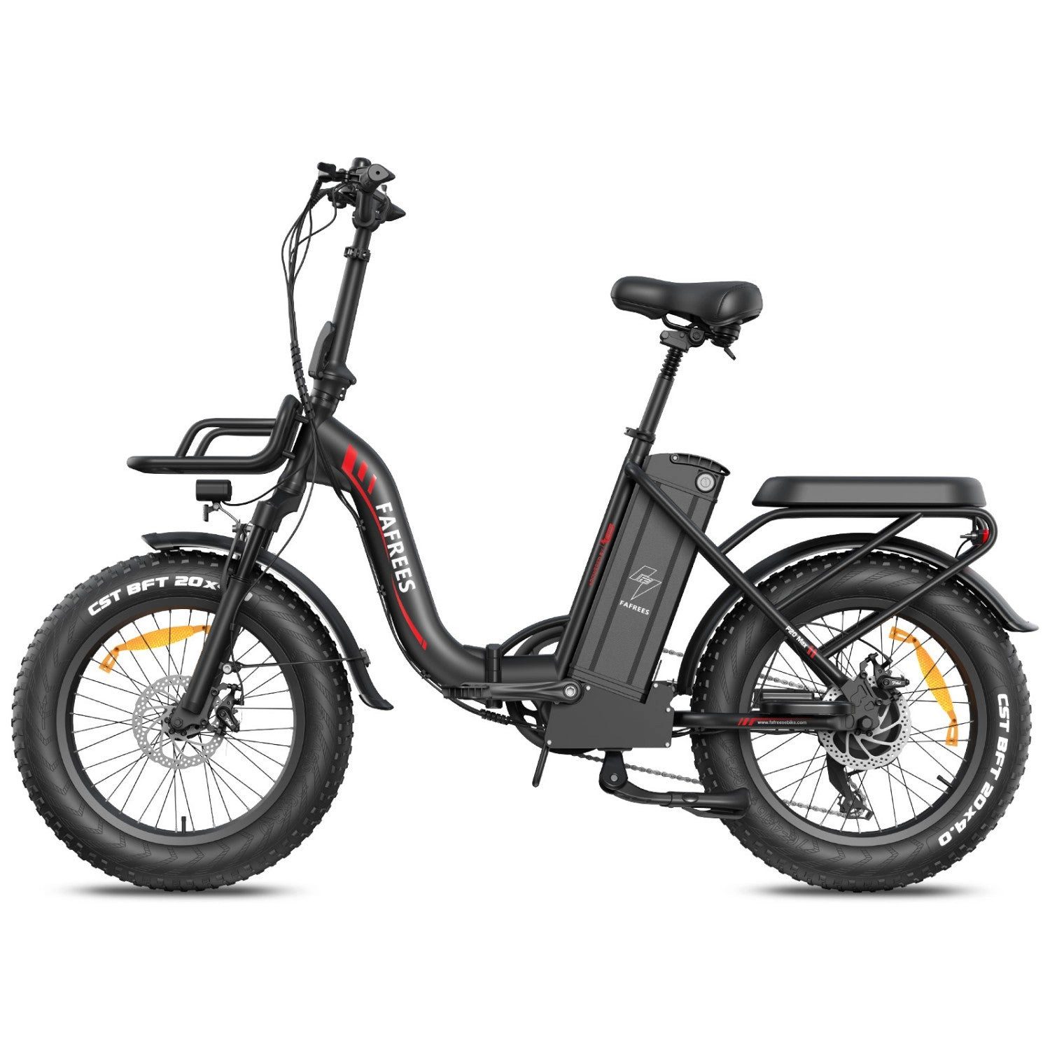 fafrees E-Bike F20 Max 500W 48V 30Ah Fatbike, 20 Zoll, Scheibenbremsen, Kettenschaltung, Heckmotor, 1440,00 Wh