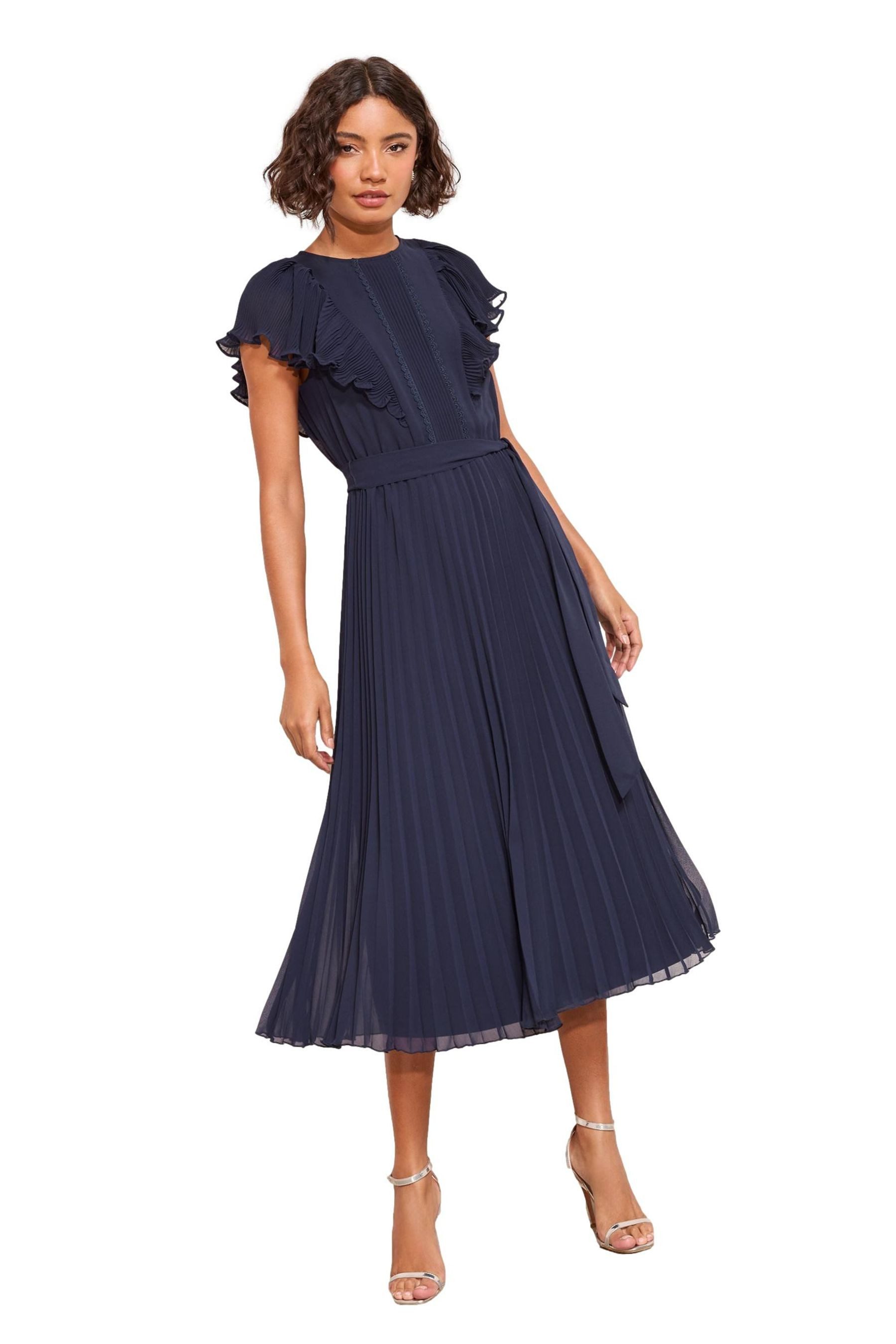 Friends Like These Plisseekleid Friends Like These Chiffon-Midikleid, Regul günstig online kaufen