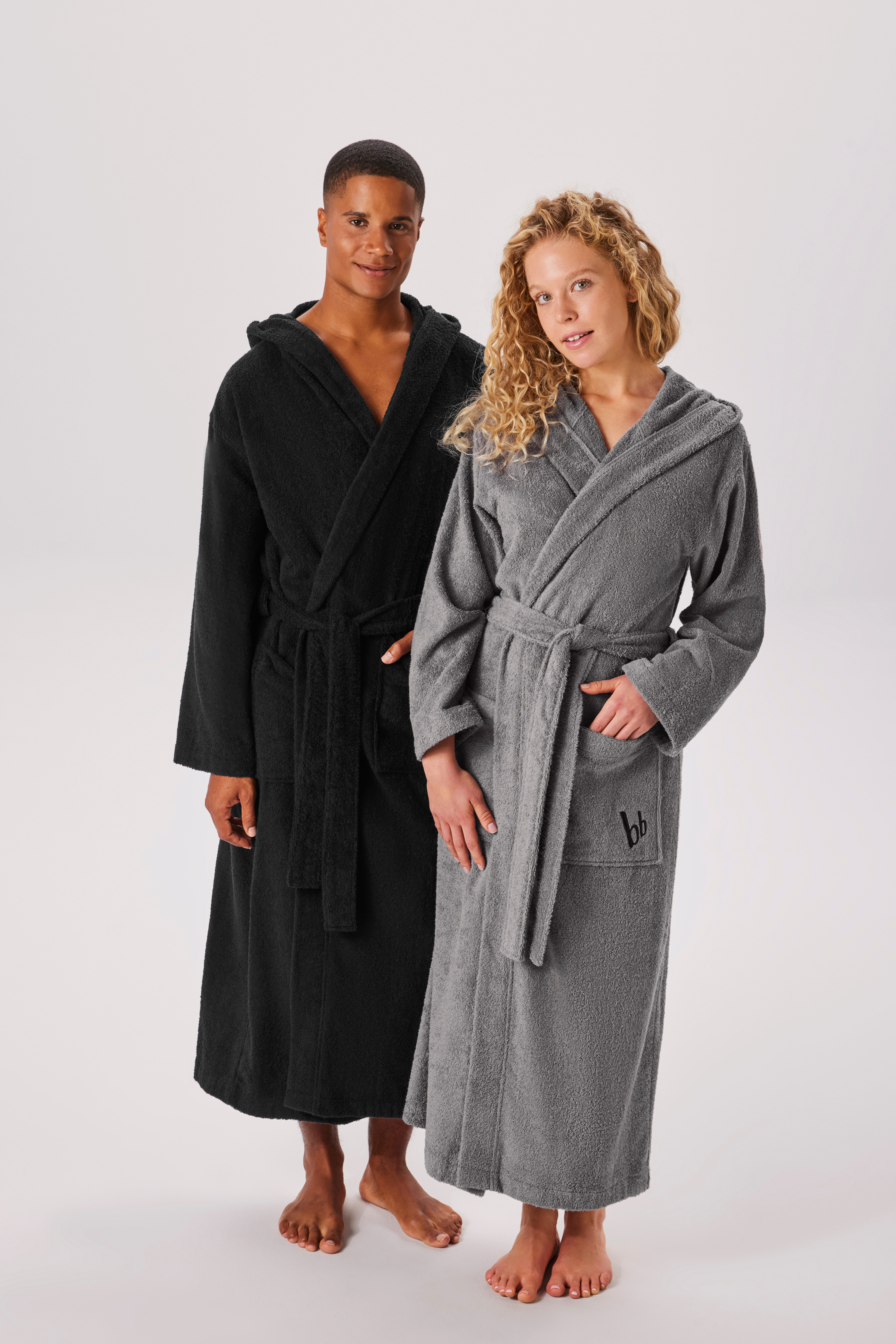 Bruno Banani Unisex-Bademantel Robby, ideal für günstig online kaufen