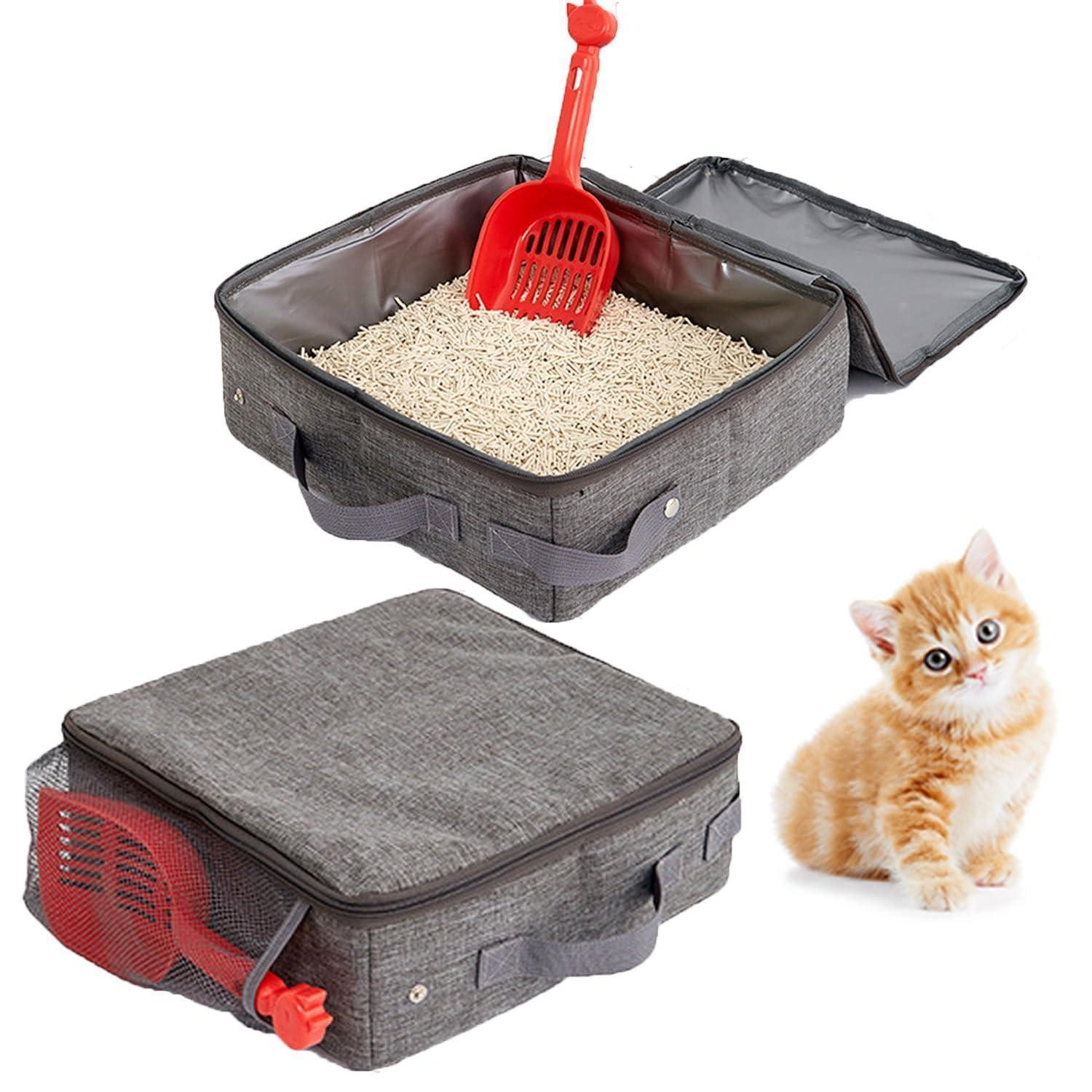 LuxusKollektion Katzentoilette Tragbare Faltbare Katzentoilette 30x30x11cm