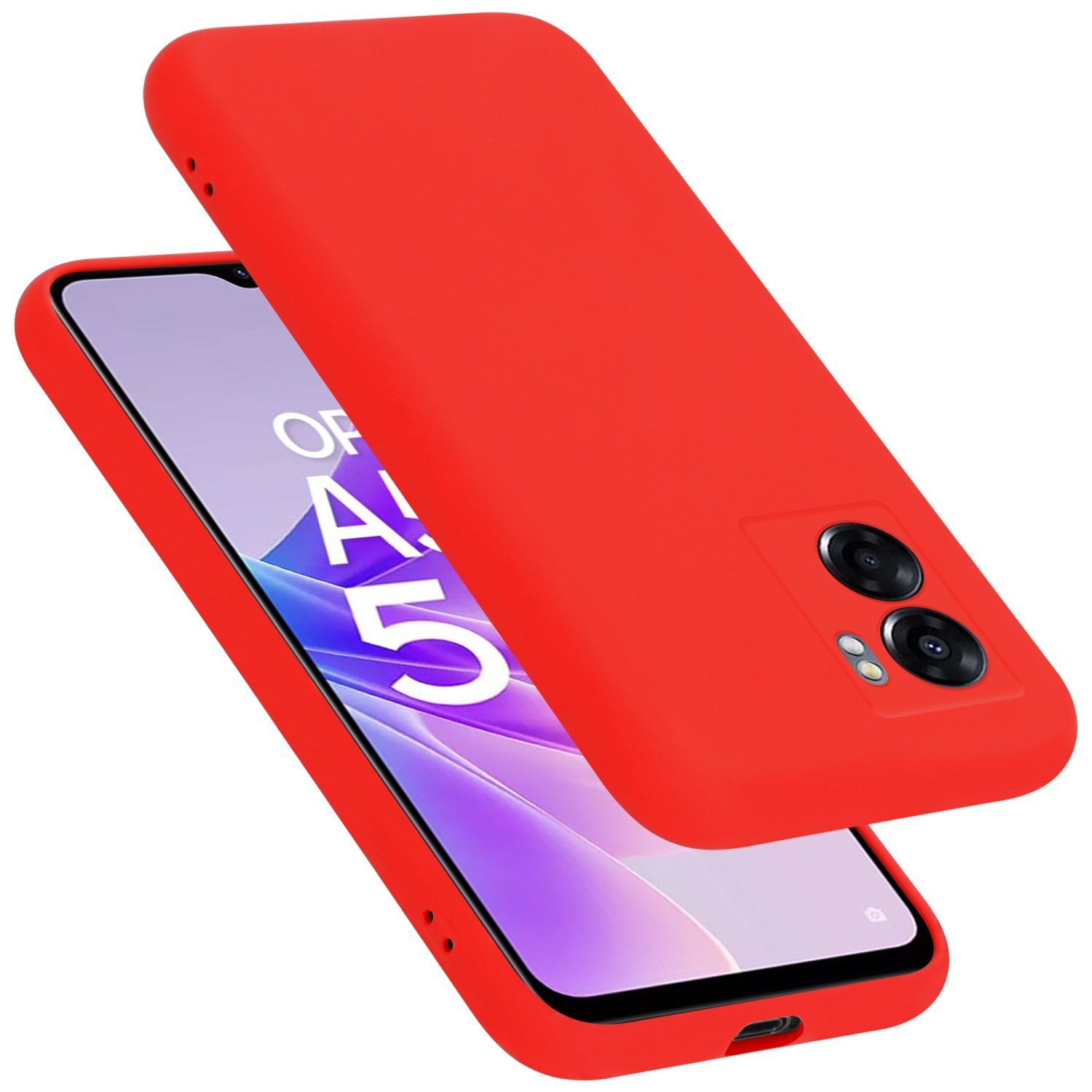 Cadorabo Handyhülle für Oppo A57 5G / Realme V23 Hülle Oppo A57 5G / A77 5G / Realme V23, Flexible Hülle TPU Silikon Schutzhülle Back Cover Case