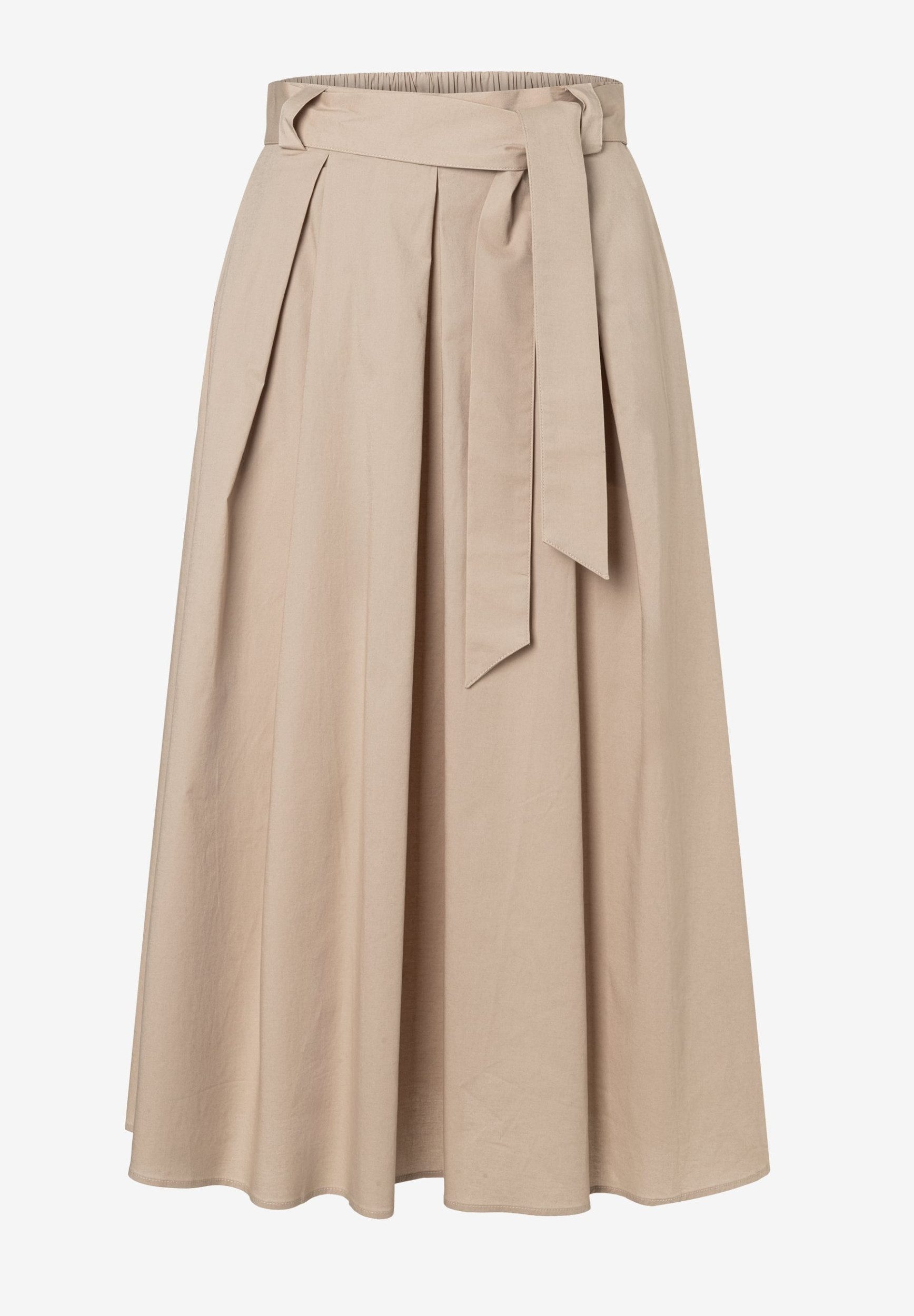 MORE&MORE Faltenrock Poplin Skirt günstig online kaufen