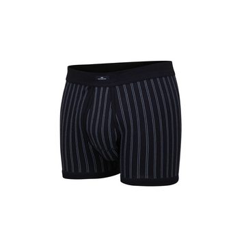 GÖTZBURG Boxershorts GÖTZBURG Herren Pants blau längsgestreift 2er Pack (2-St)