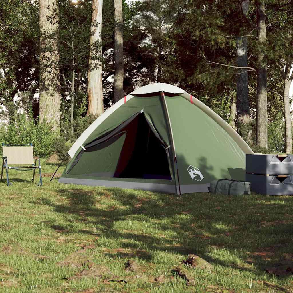 vidaXL Kuppelzelt Kuppel-Campingzelt 4 Personen Grün günstig online kaufen