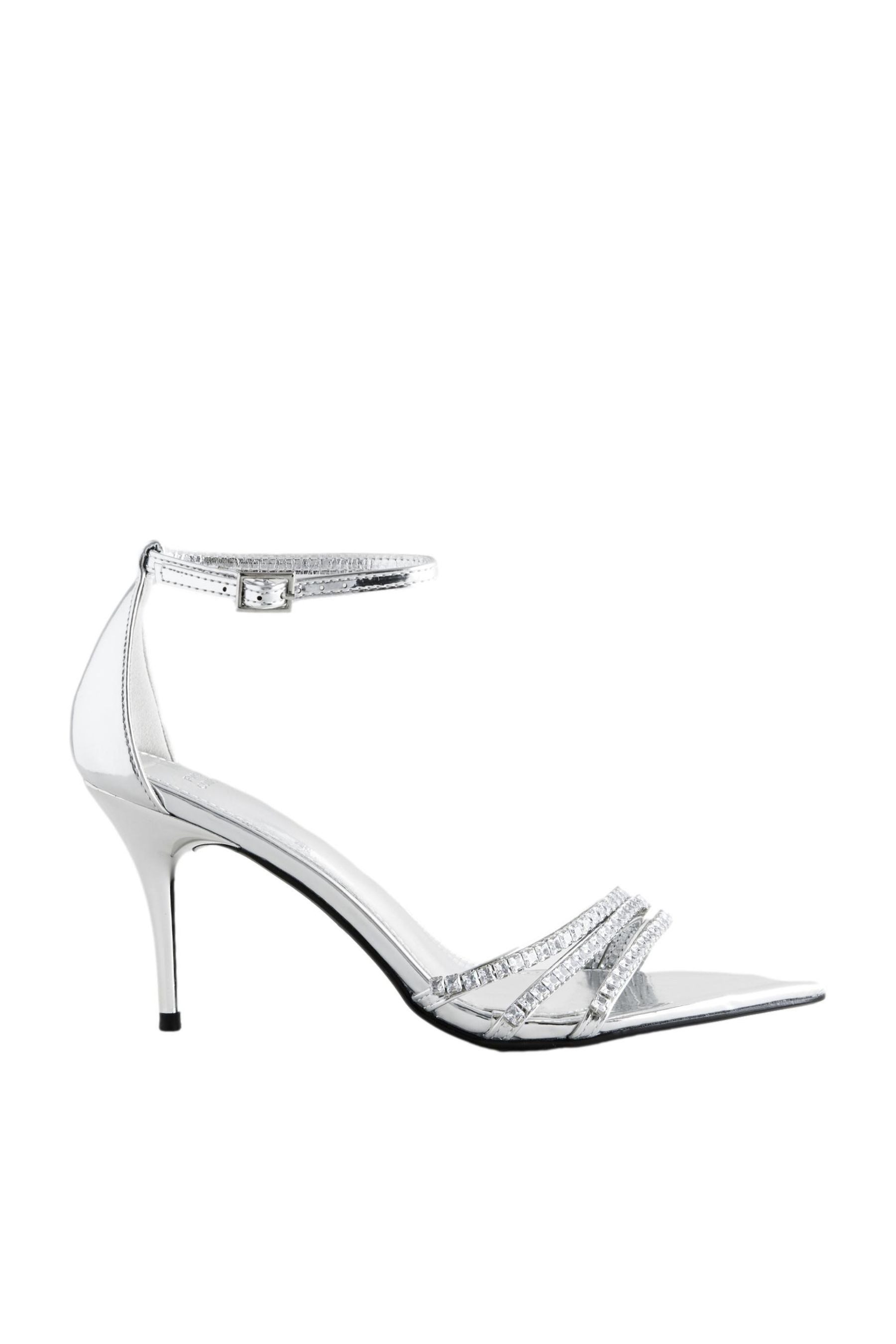 Forever Comfort® spitze Sandaletten mit Schmuck High-Heel-Pumps