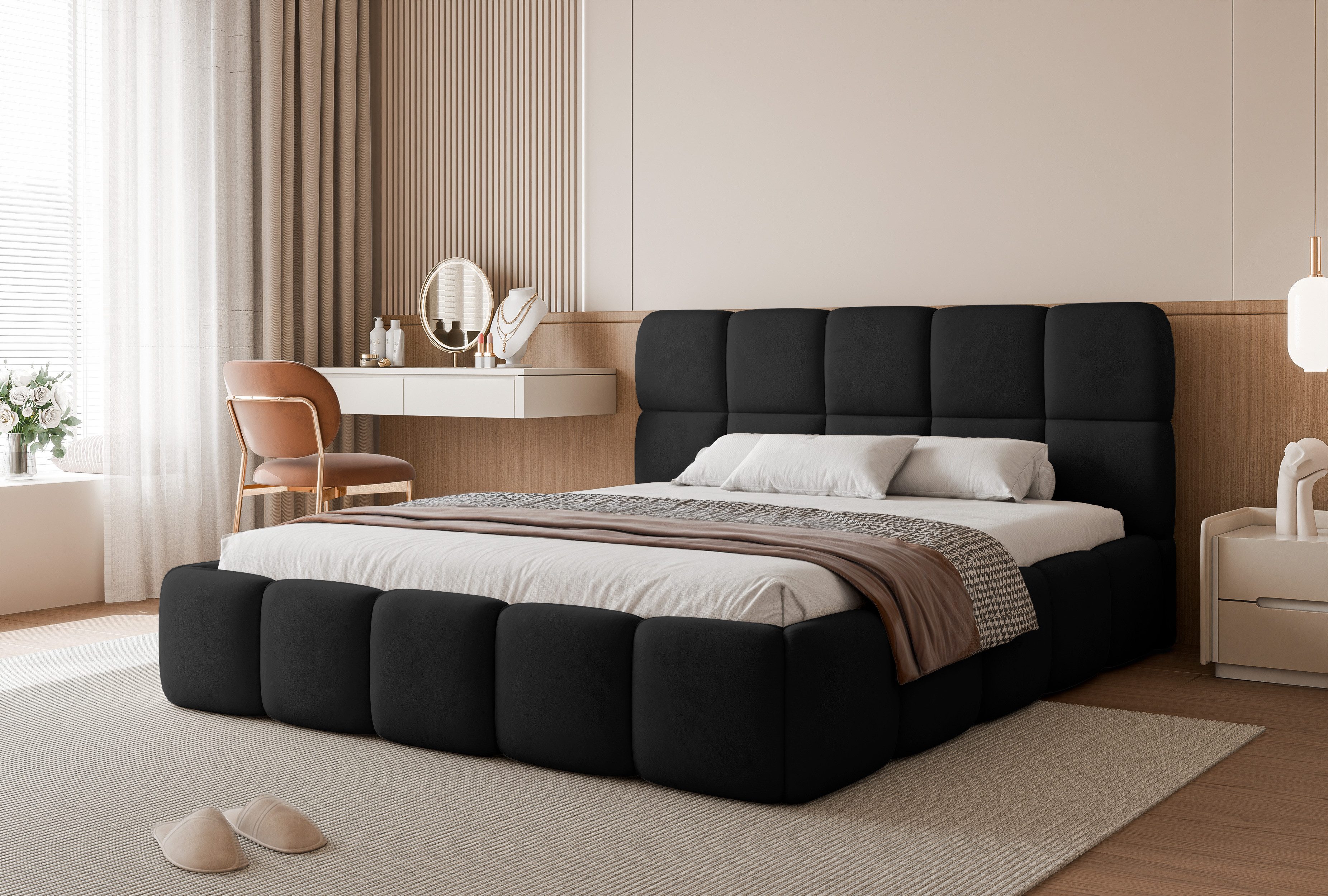 yourhouse24 Polsterbett Cloud Doppelbett Bettgestell Lattenrost günstig online kaufen