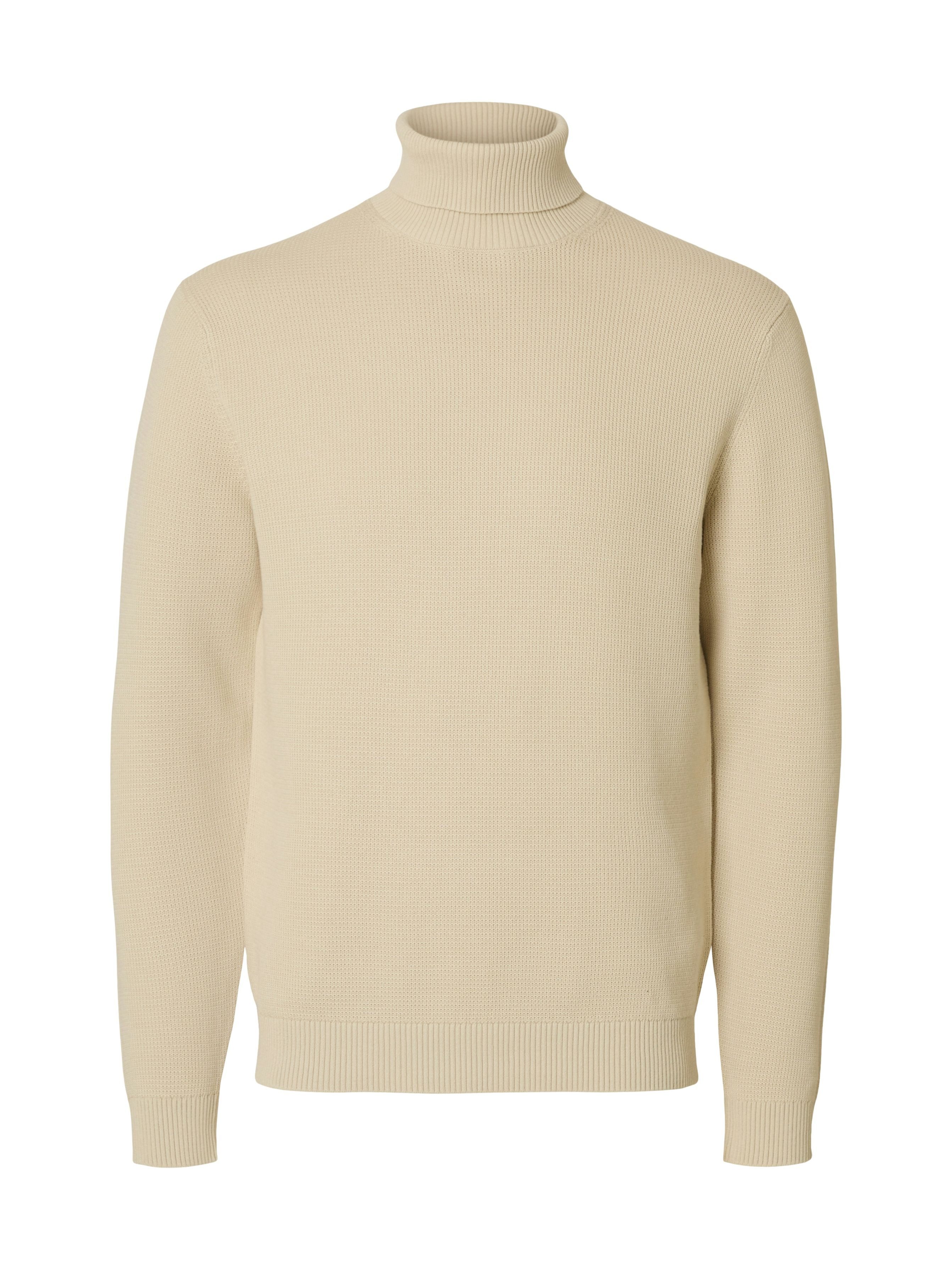 Rollkragenpullover SLHDANE LS KNIT STRUCTURE ROLL NECK NOOS