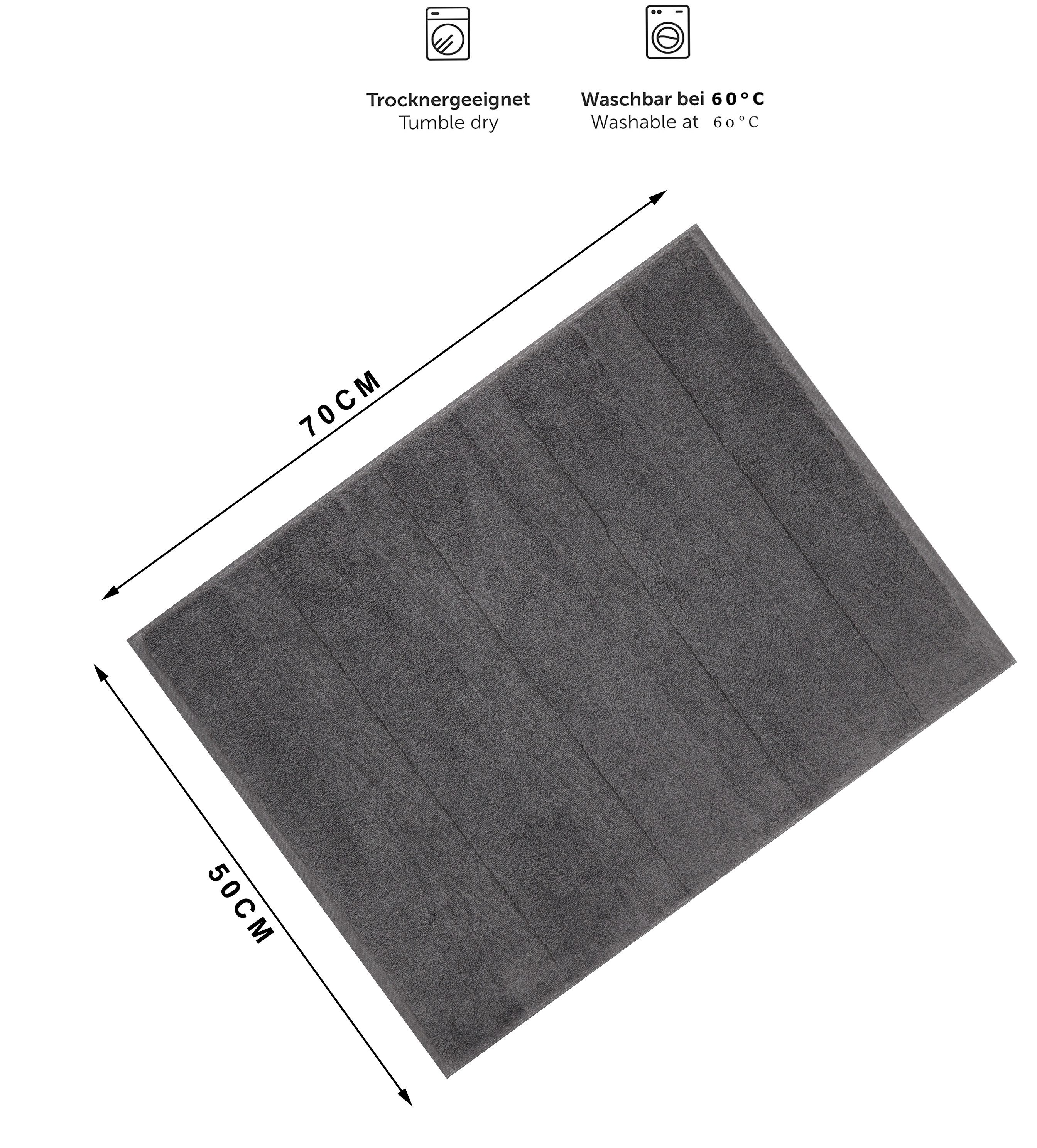 Betz Badematte 2er Set Badvorleger Deluxe Größe 50 x 68 cm, strapazierfähig günstig online kaufen