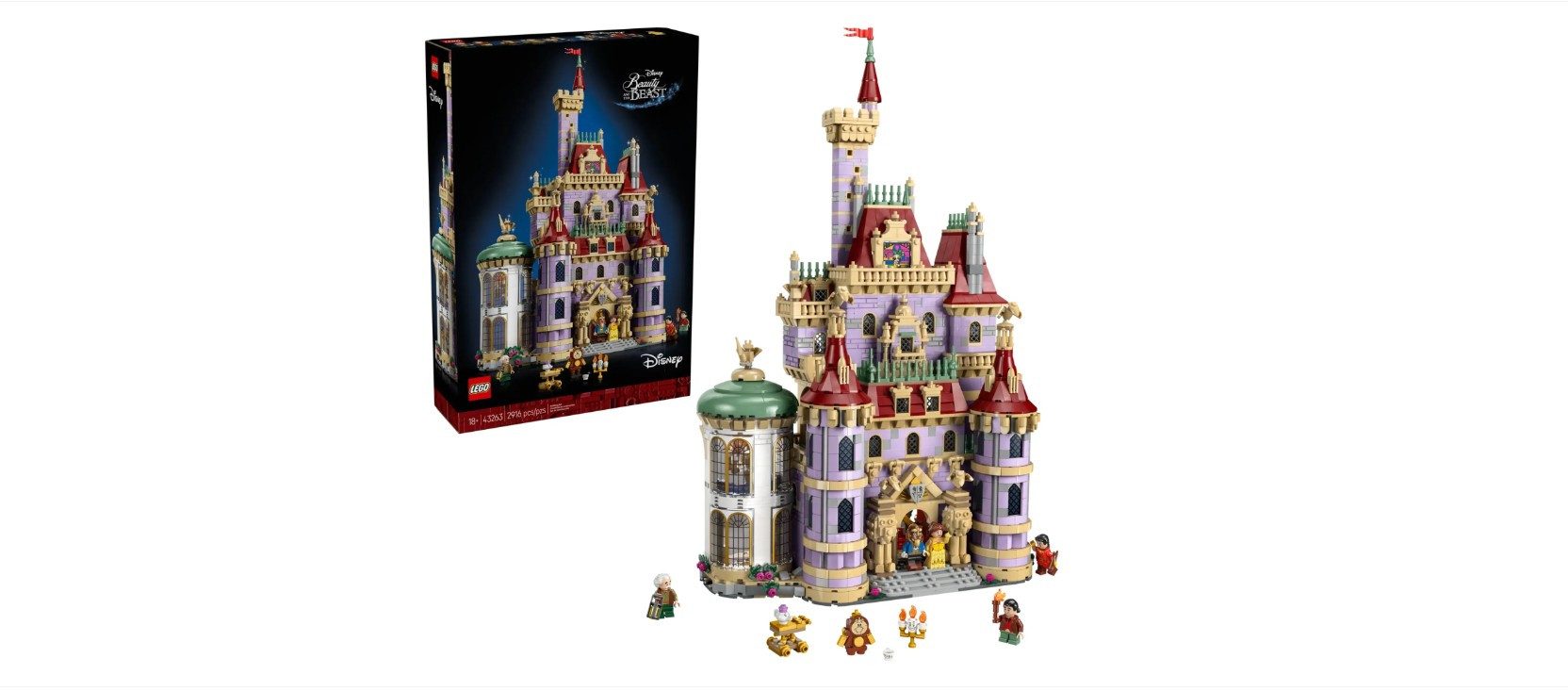 LEGO® Disney - Das Schloss aus „Die Schöne und das Biest“ (43263) Spielbausteine, (2916 St)