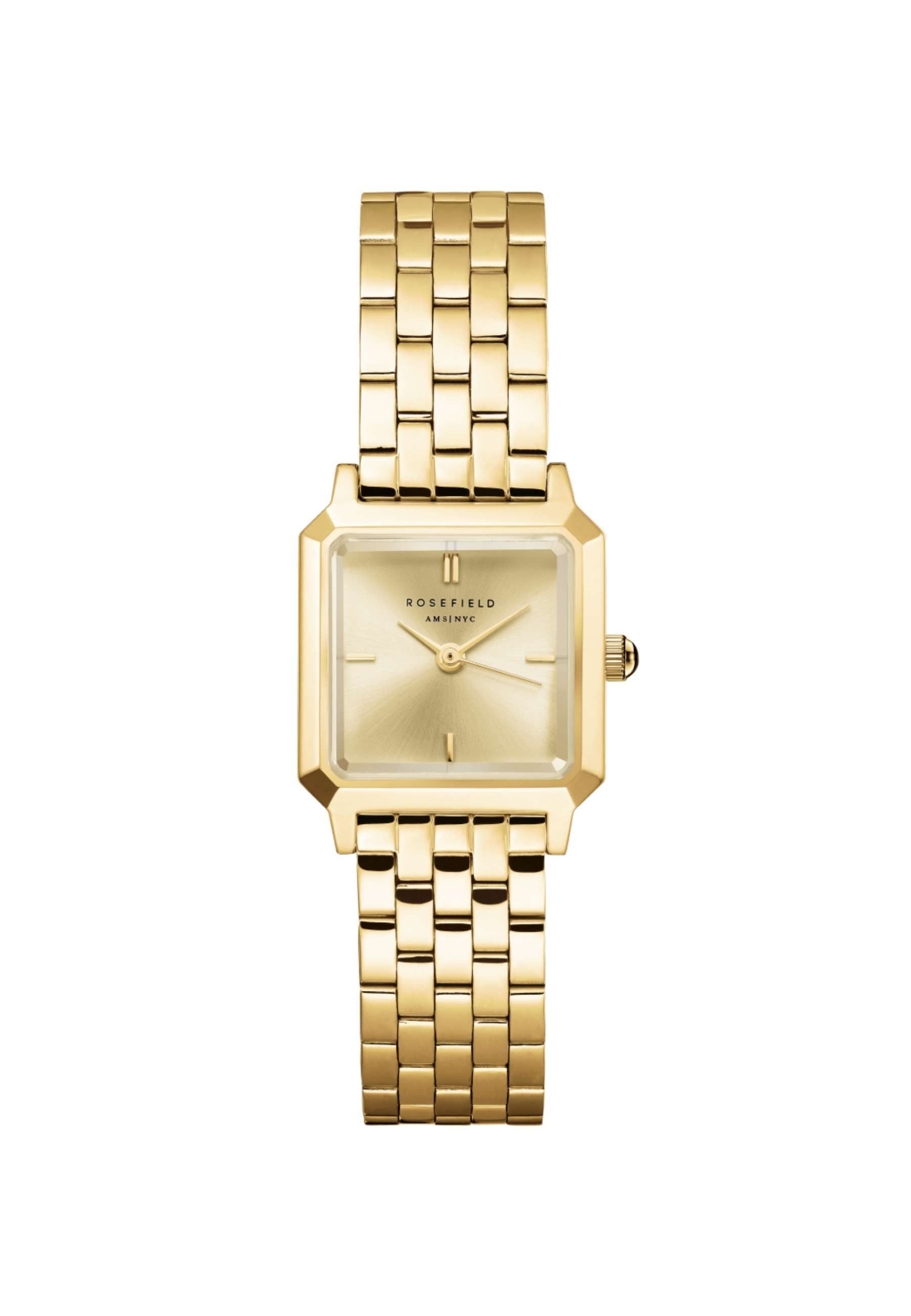 ROSEFIELD Quarzuhr ROSEFIELD Damenuhr Boxelle 19.5mm Goldfarben
