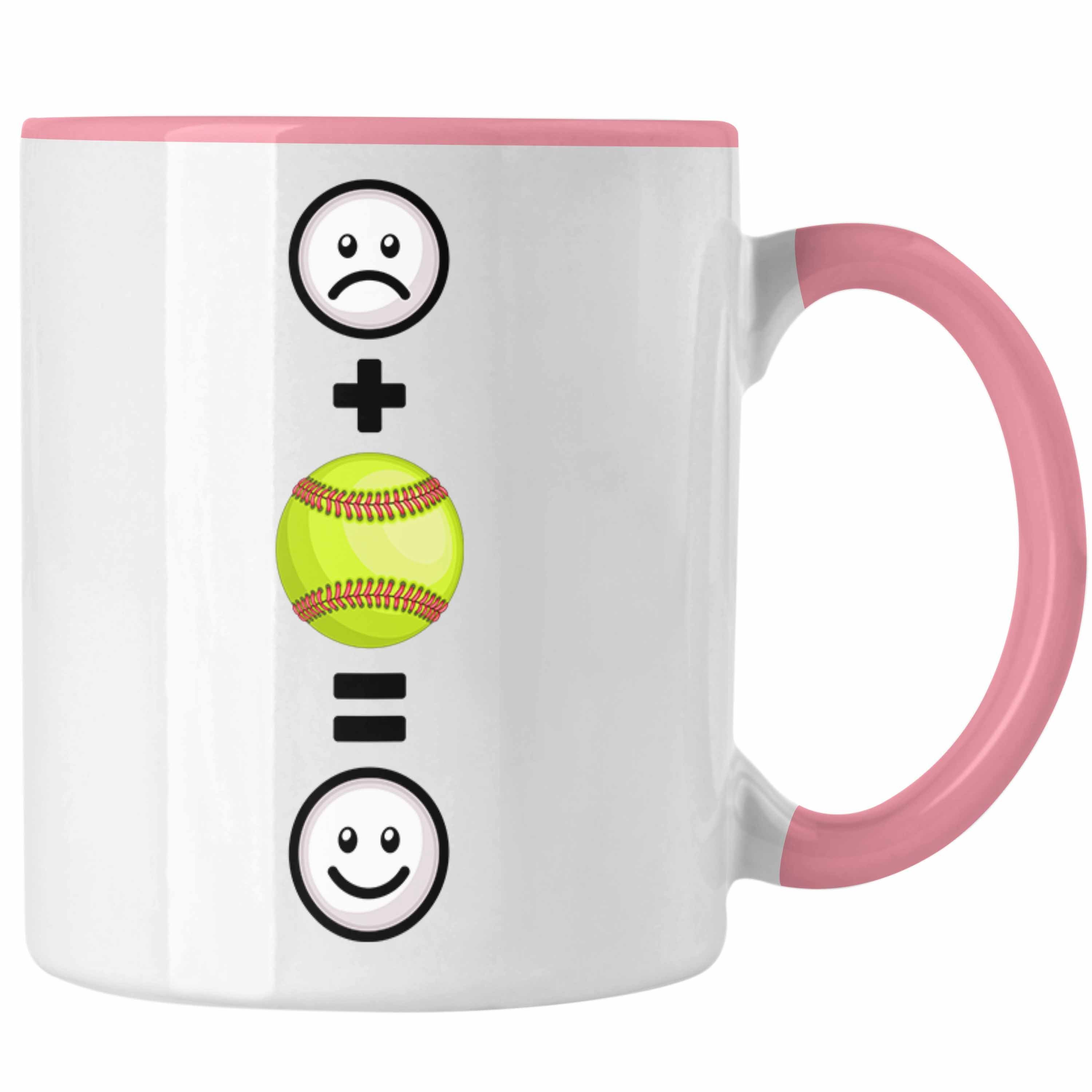 Trendation Tasse Tennis Tasse Geschenk für Tennis-Spieler Lustige Geschenkidee :(Ten Rosa