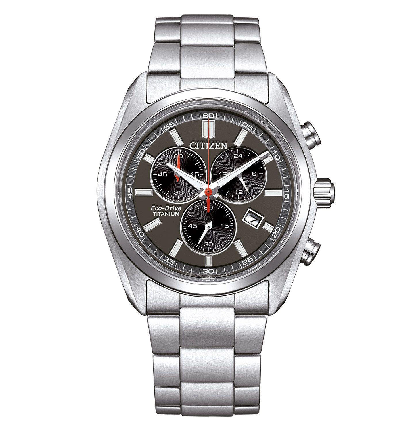 Citizen Eco-Drive Solar Chronograph Titan/Schwarz