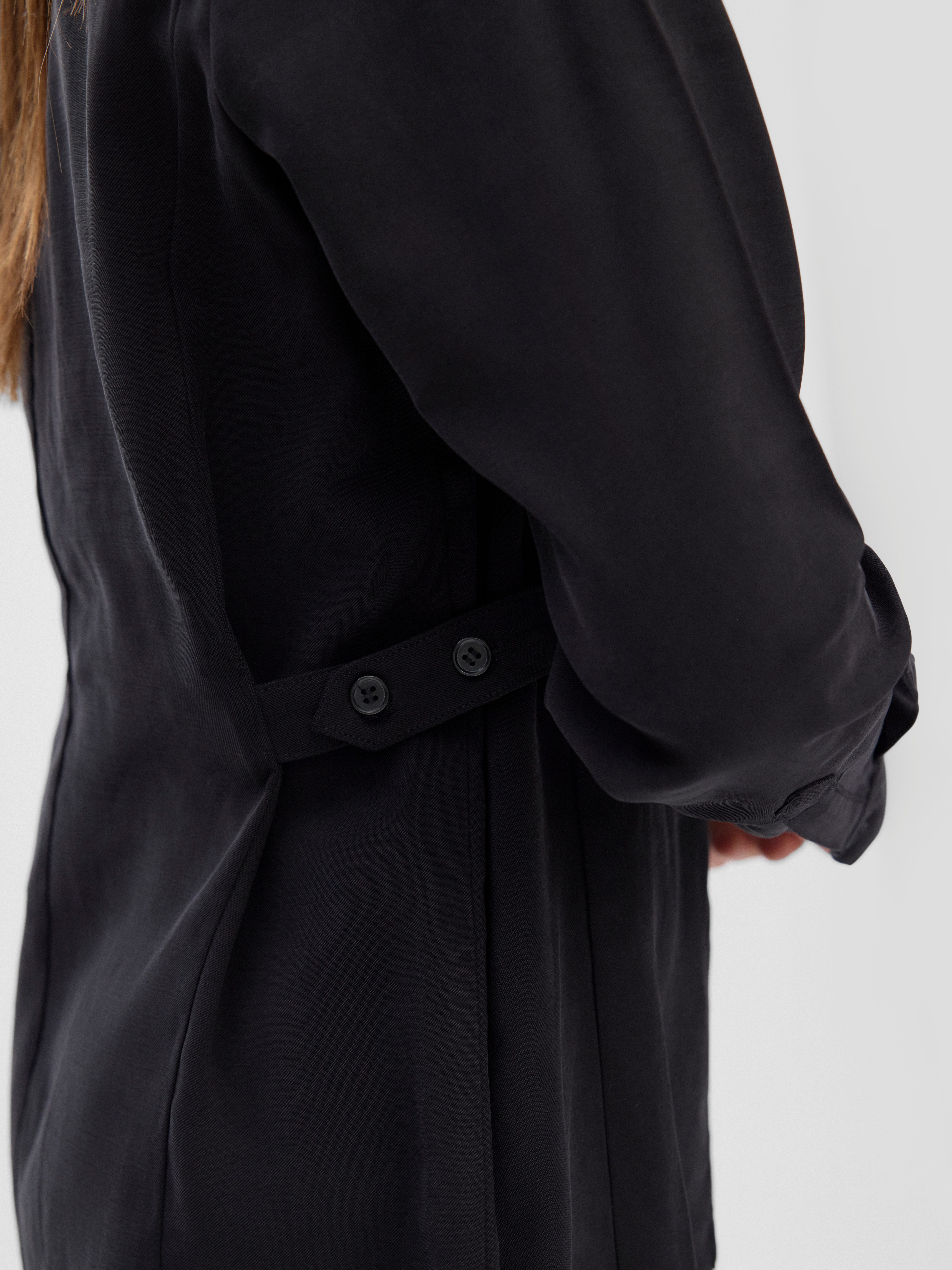 Vero Moda Langarmbluse VMELLIOT LS SHIRT WVN NOOS Viskosemischung, regular fit – Bild 3 von 5