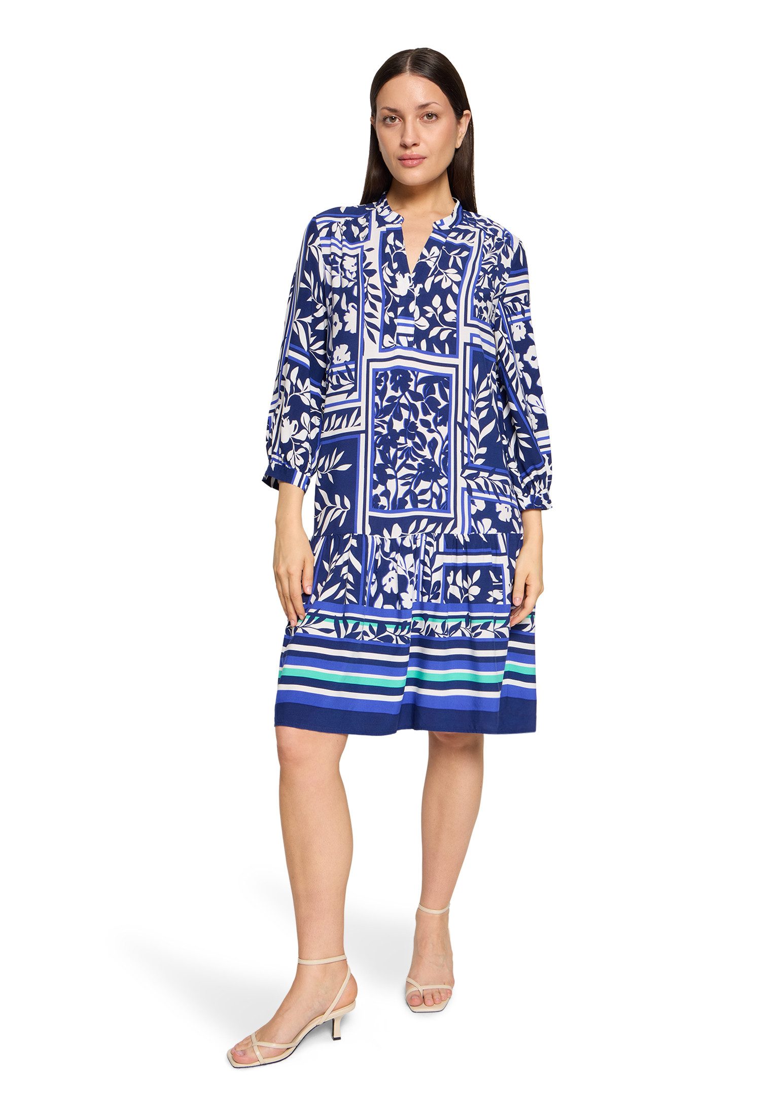 Sommerkleid Damen mit 3/4 Arm
