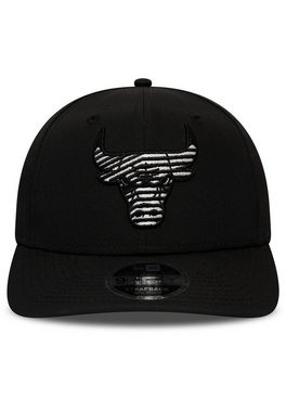 New Era Baseball Cap New Era NBA Monotape 9Fifty Strapback Cap CHICAGO BULLS Schwarz Weiß