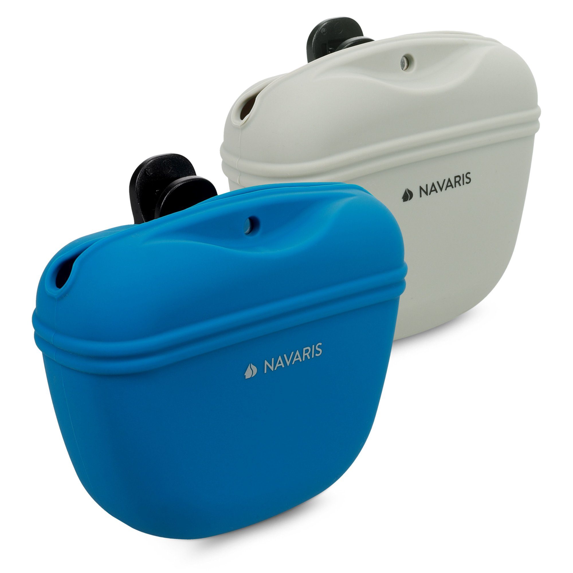 Leckerlibeutel Hunde-Snackbeutel aus Silikon, 2er-Set, mit Clip und Magnet